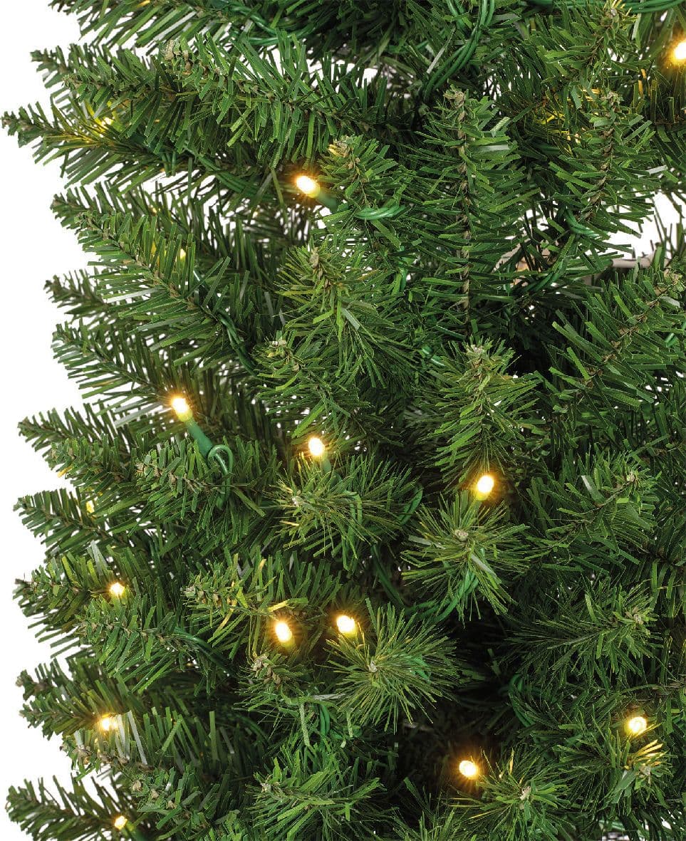 Albero di natale Slim "Pencil Pine" con Led in PVC Altissima qualità - 3
