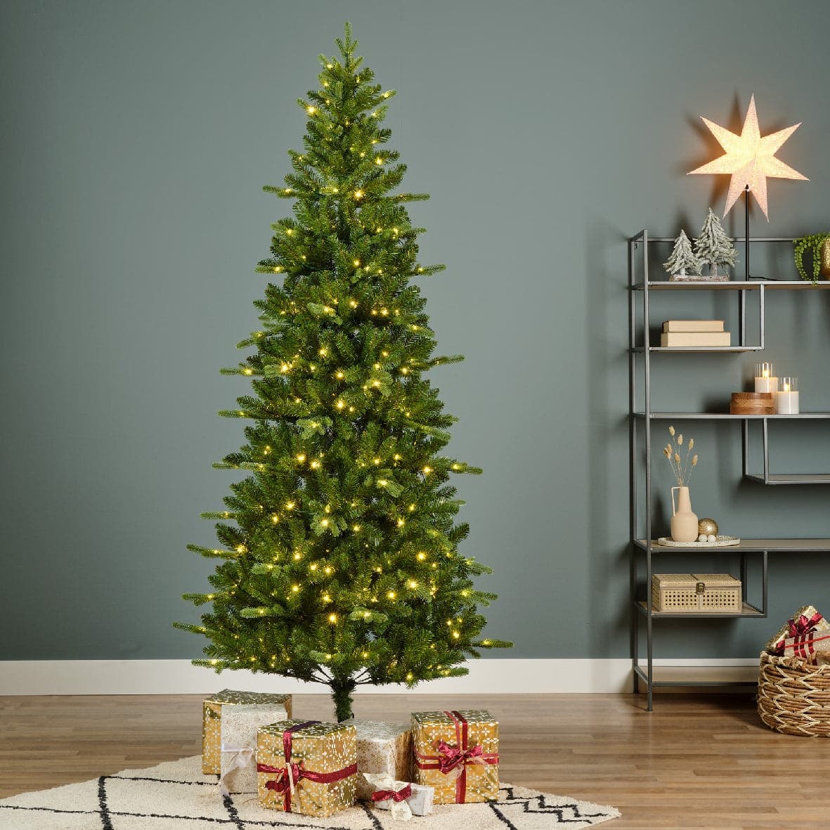 Albero di natale "Killington" con Micro Led  in PE Effetto Real Touch + PVC Altissima qualità - 4