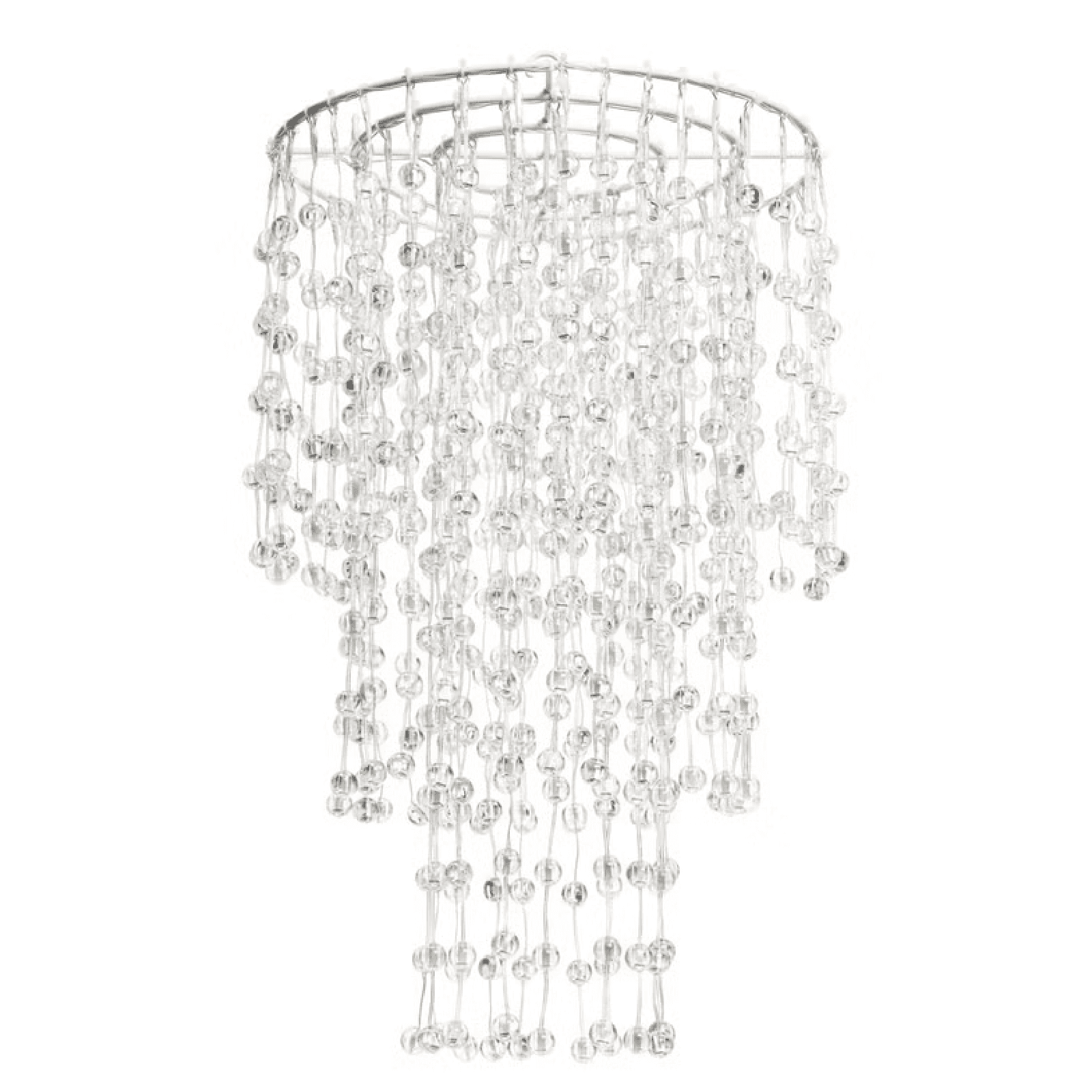 Lampadario decorativo a cascata  sfere LED bianco caldo per decorazioni - 2