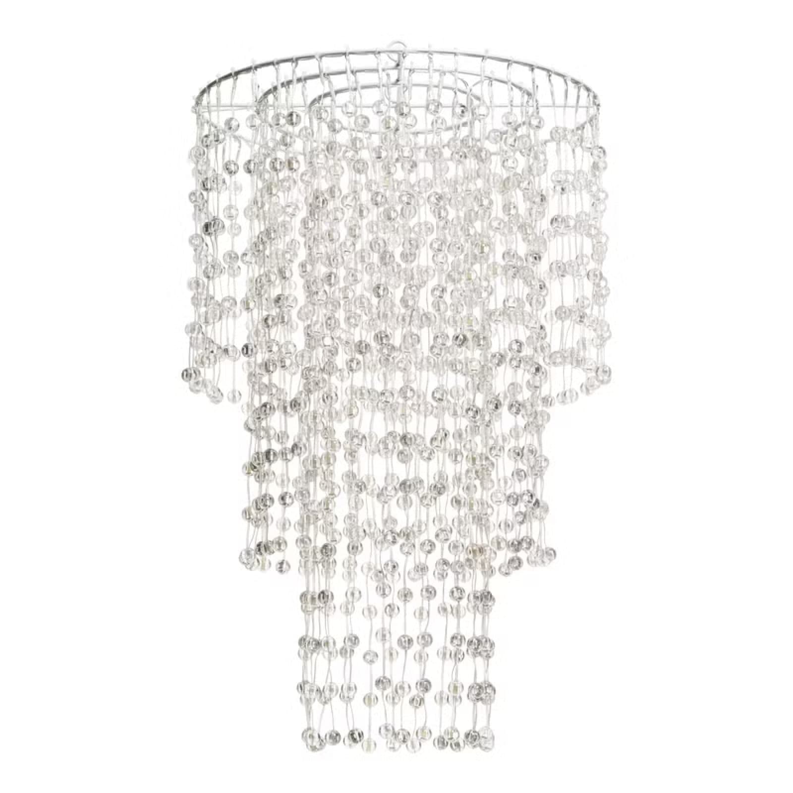 Lampadario decorativo a cascata  sfere LED bianco caldo per decorazioni - 4