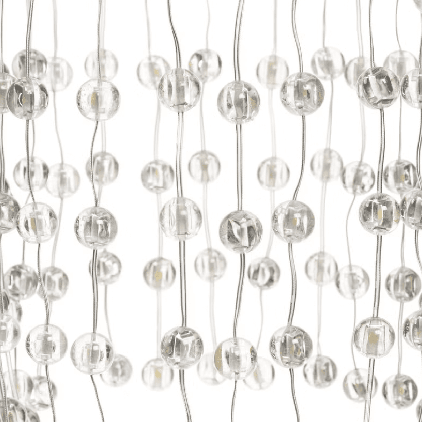 Lampadario decorativo a cascata  sfere LED bianco caldo per decorazioni - 6