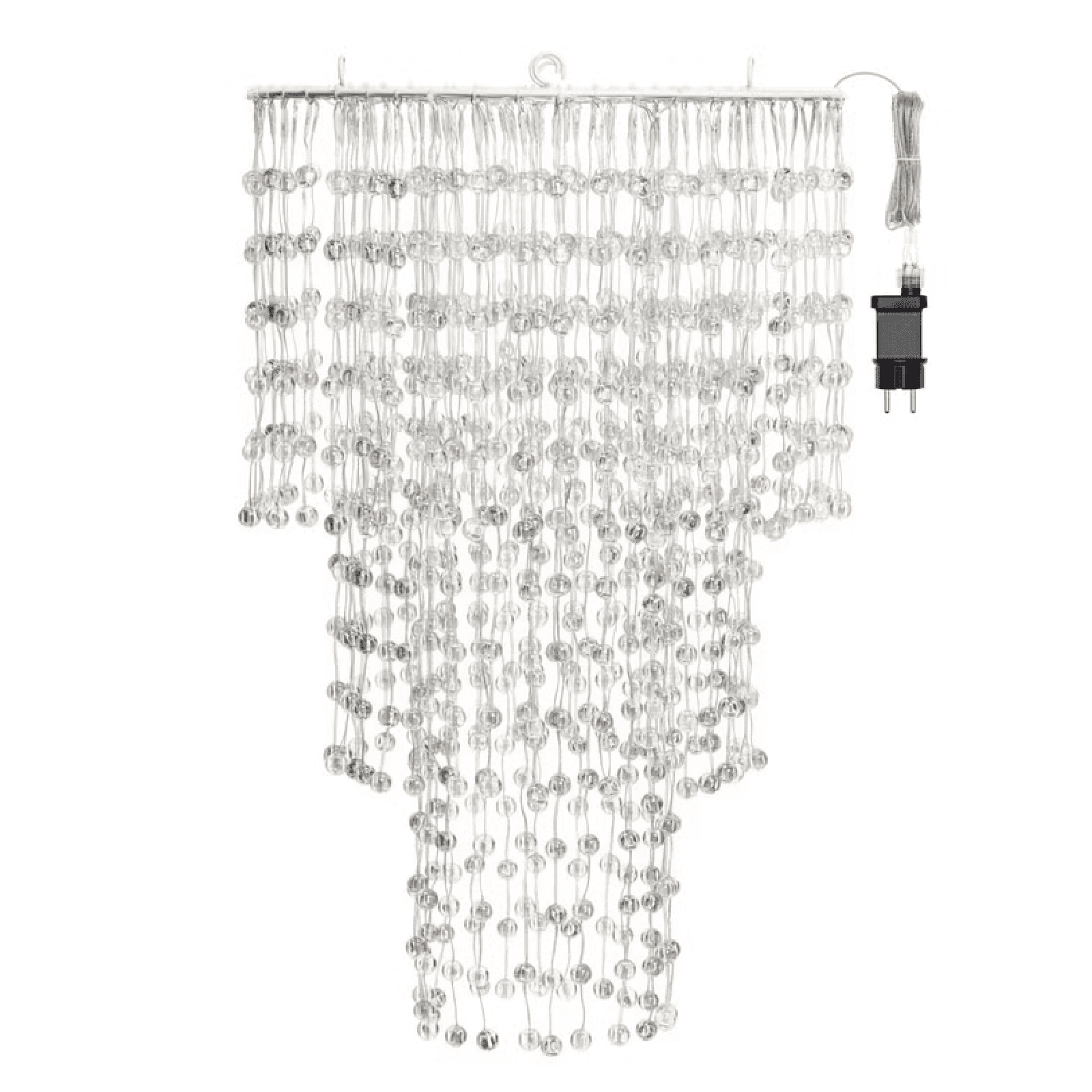 Lampadario decorativo a cascata  sfere LED bianco caldo per decorazioni - 8