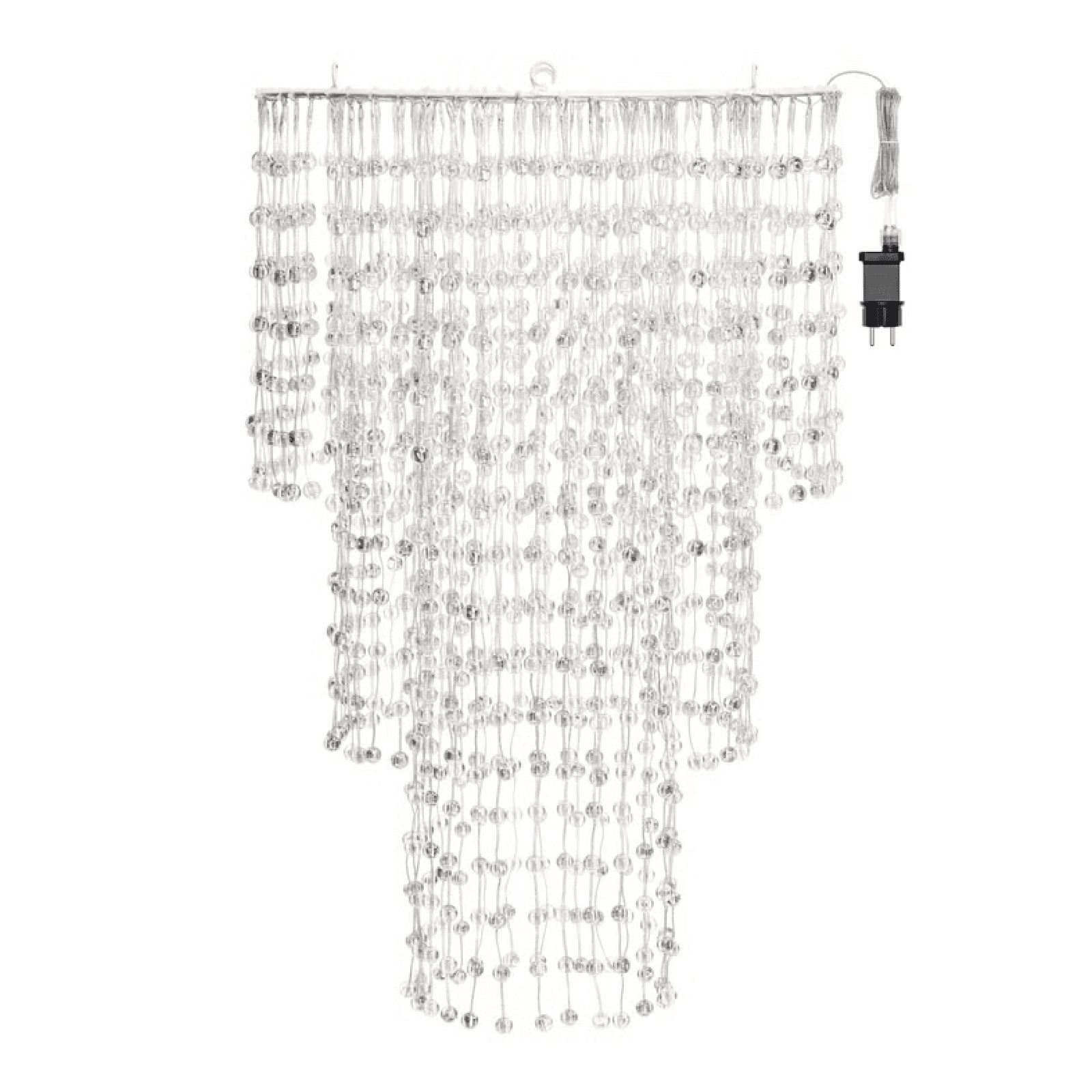 Lampadario decorativo a cascata  sfere LED bianco caldo per decorazioni - 9