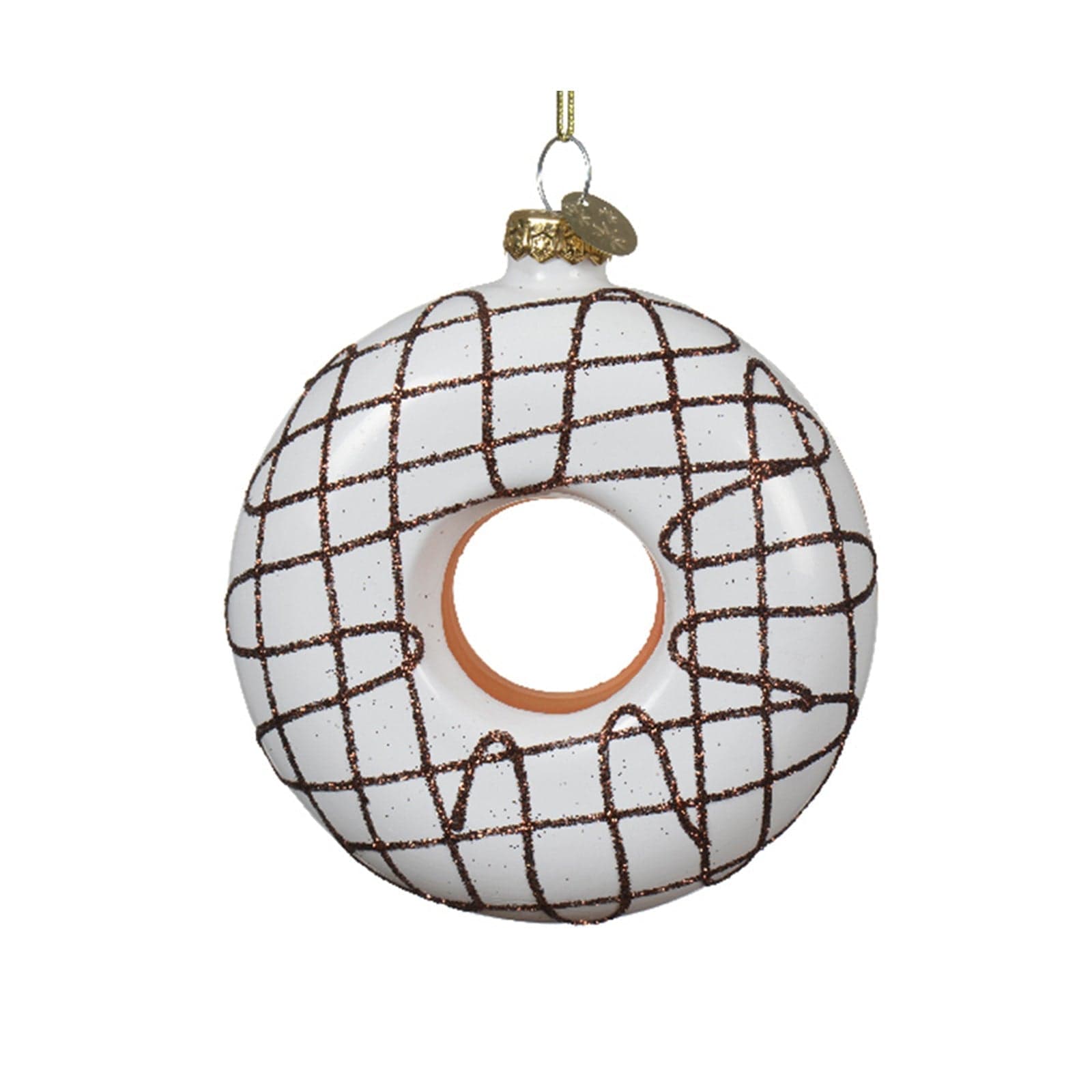 Pendaglio a forma di ciambelle per albero decorazione natalizia da 10 cm - 4