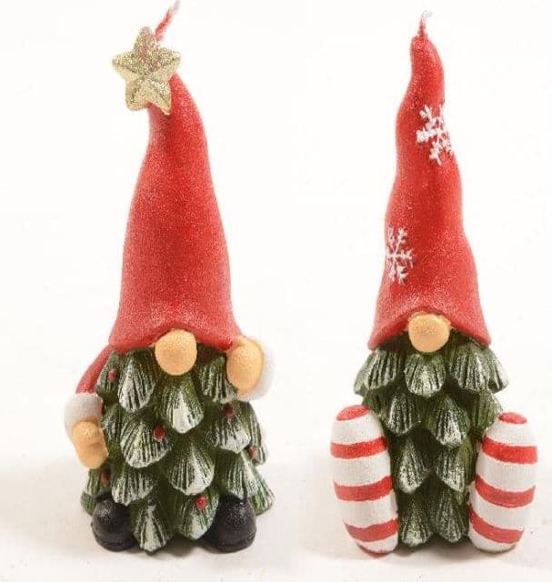 Candela natalizia Babbo Natale per decorazione interni - 3