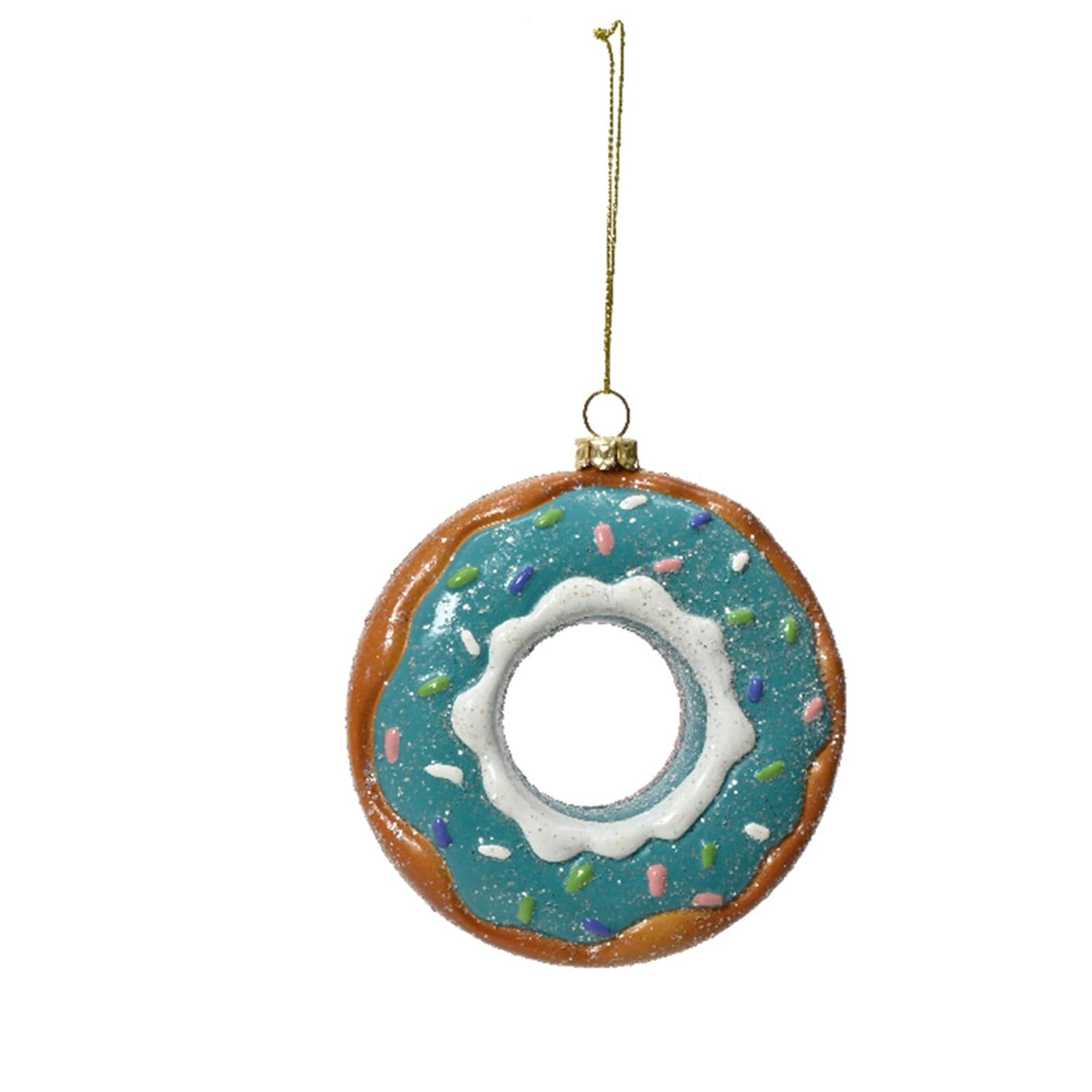 Pendaglio a forma di ciambelle per albero decorazione natalizia da 11  cm - 2