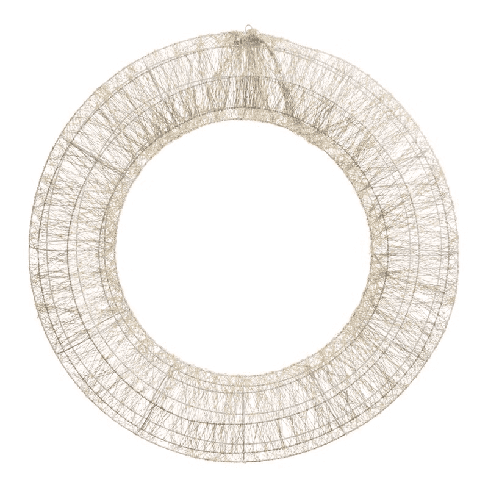 Corona Bianca 3D , microled bianco caldo e freddo, uso interno - 4