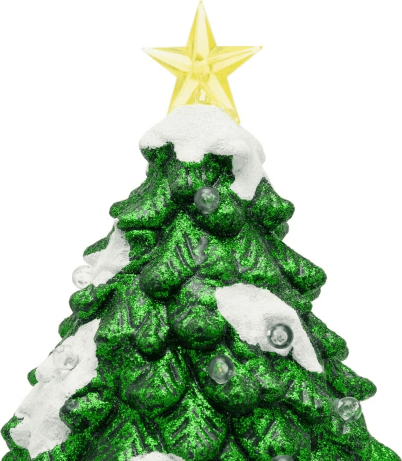 Villaggio di Natale, Albero di Natale con Trenini in movimento, led multicolor - 3