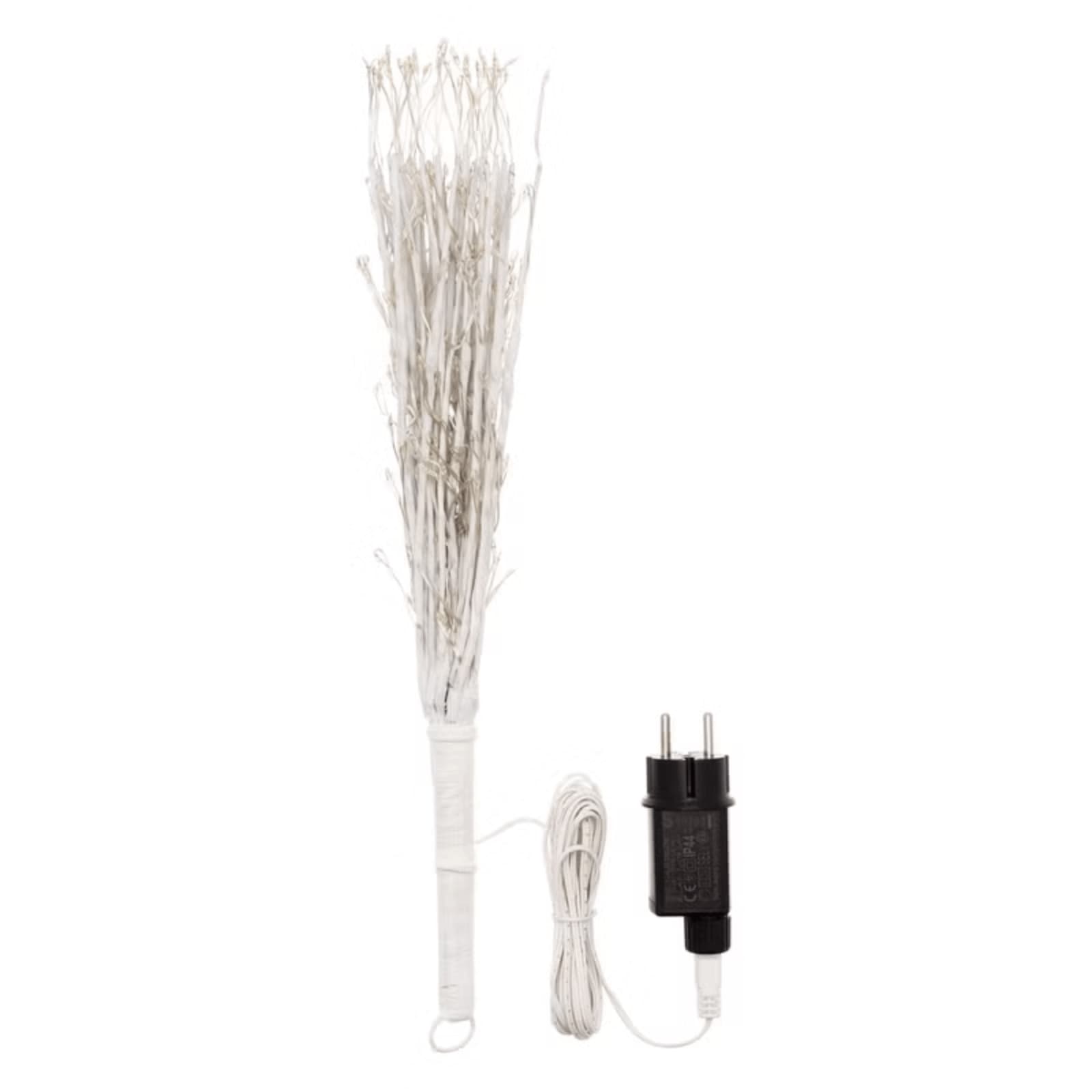 Tiglio bianca, con  microled bianco caldo per decorazioni natalizie - 4