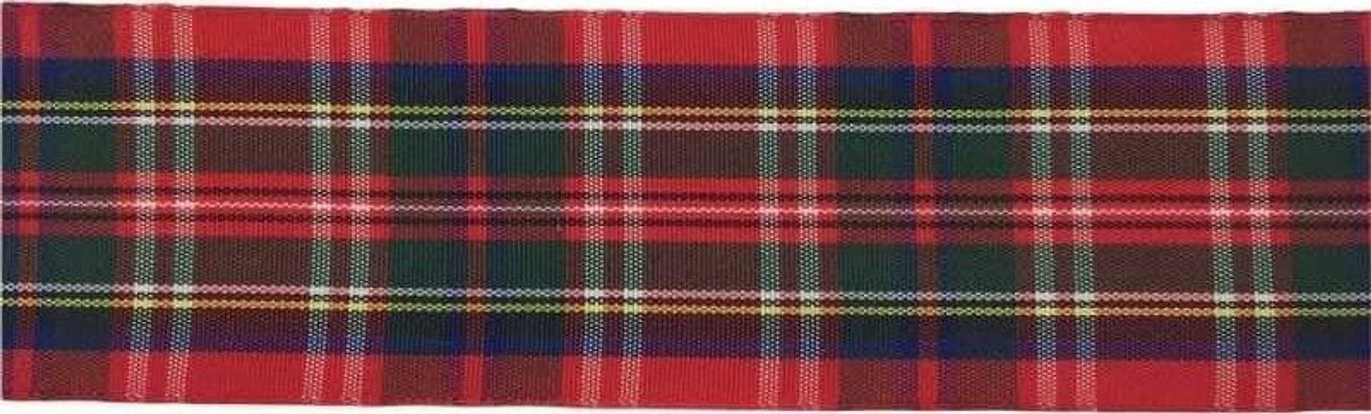 Nastro "Tartan" con motivo scozzese per decorazioni e confezioni natalizie 6,3 cm x 10 m - 3