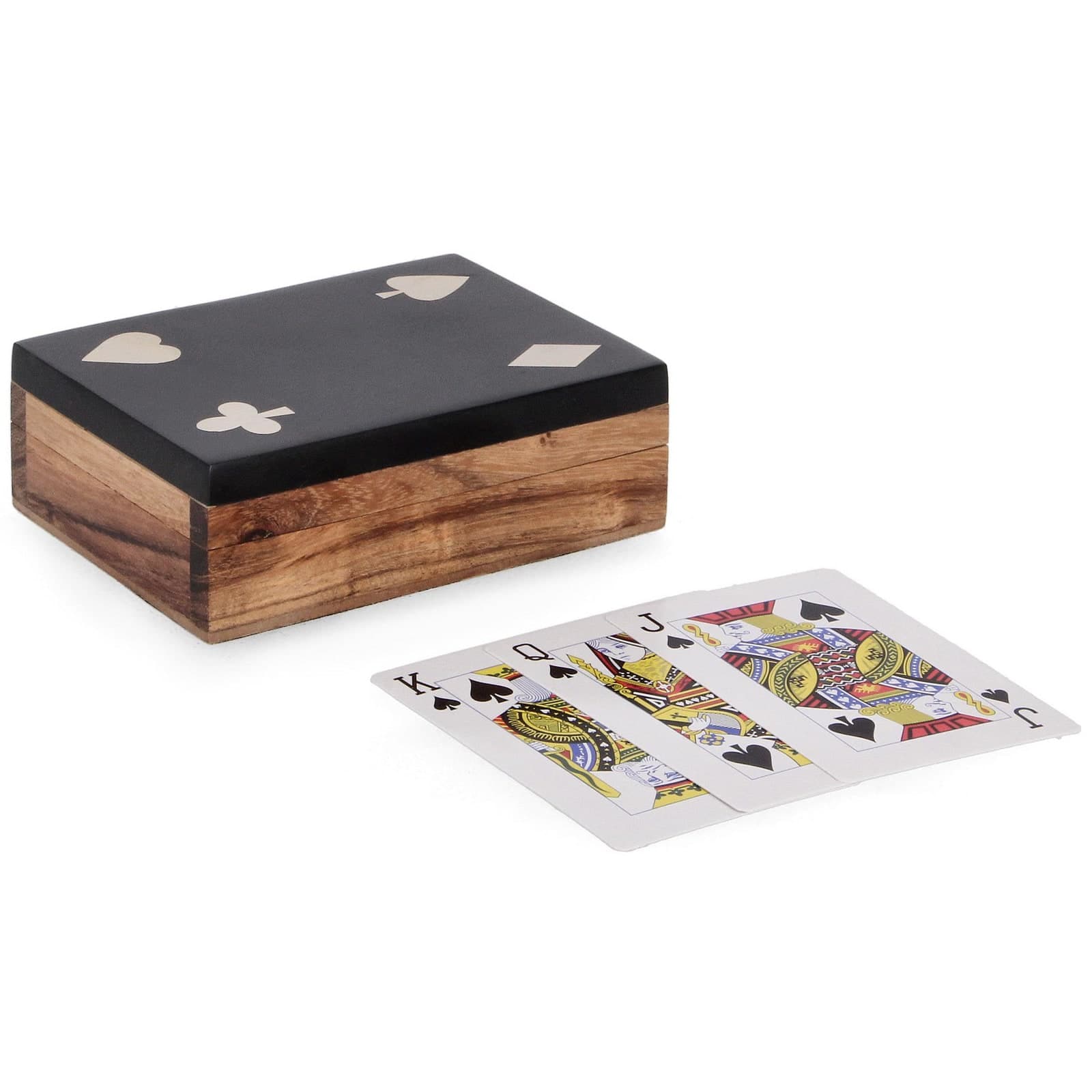 Carte "Fortune" in legno di acacia per decorazioni interne - 5