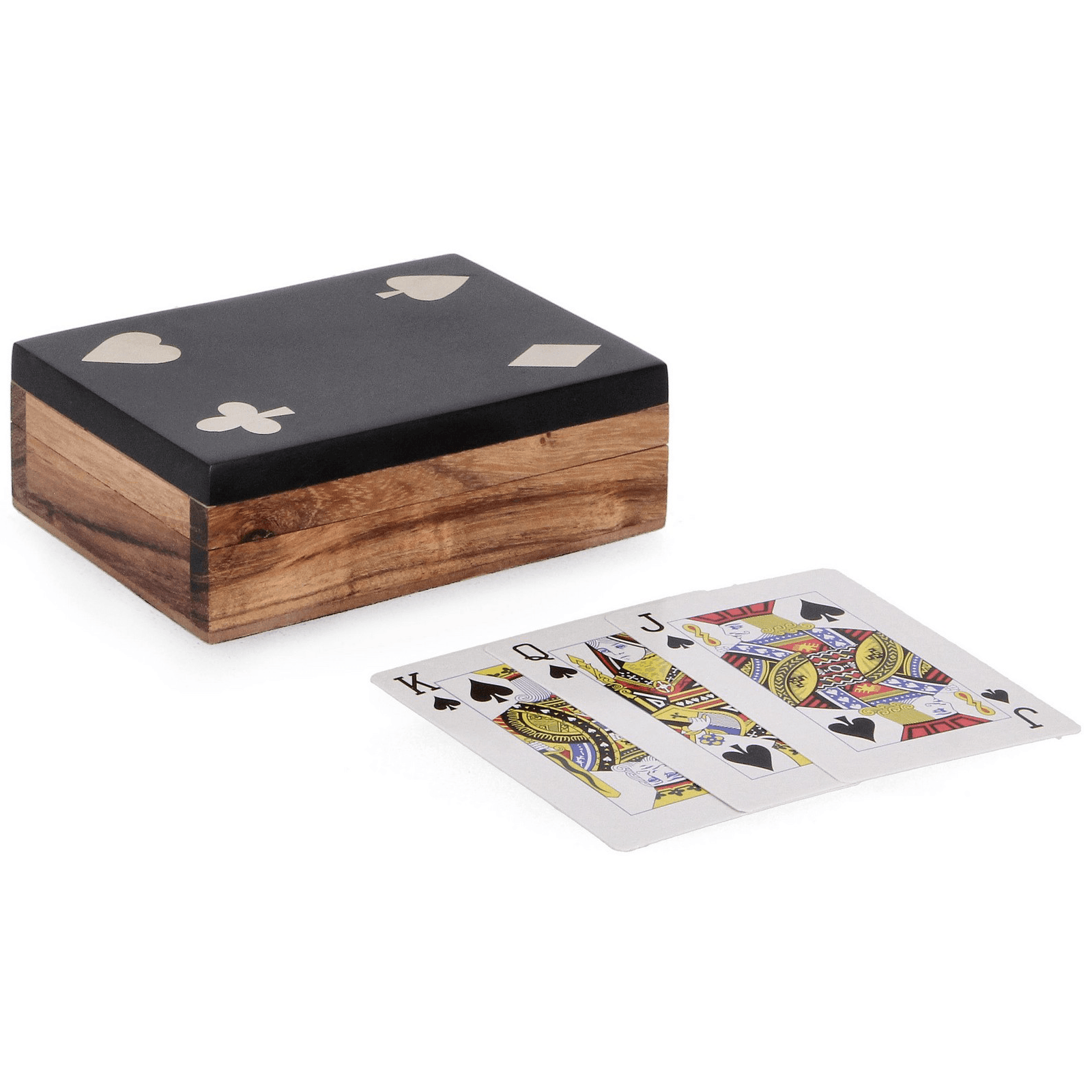 Carte "Fortune" in legno di acacia per decorazioni interne - 5