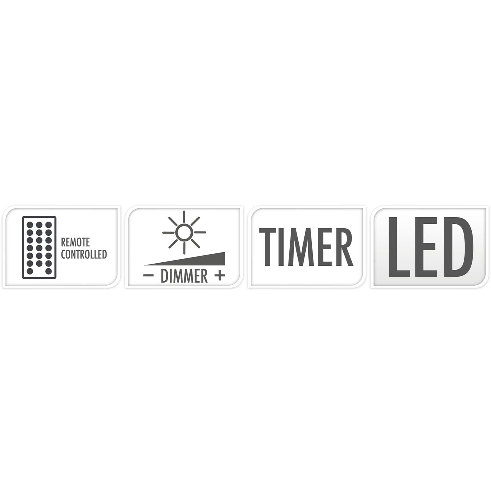 Candele bianche in plastica con fiamma a LED , decorazione natalizia per interno, set da 3 pezzi - 3
