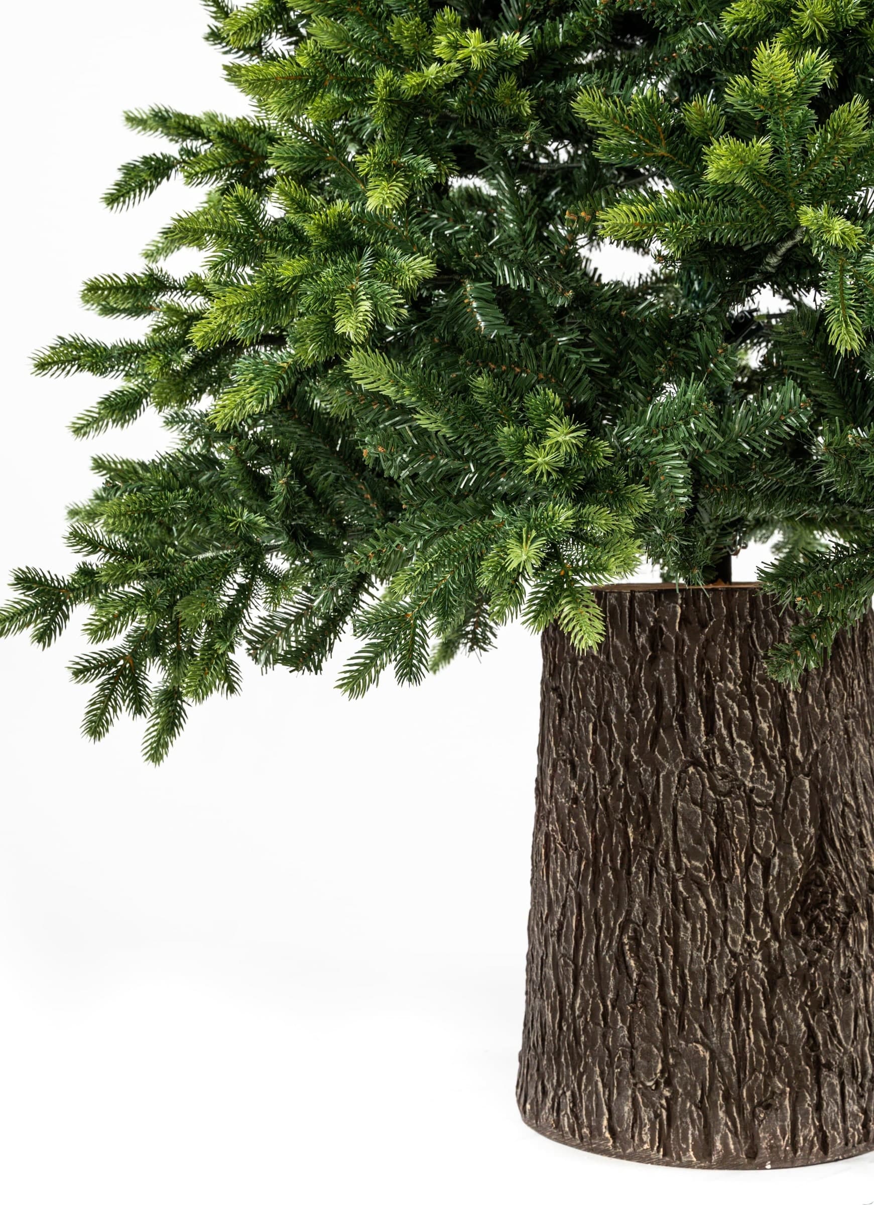 Albero di natale con Tronco "Dolomiti" in PE Effetto Real Touch - 3
