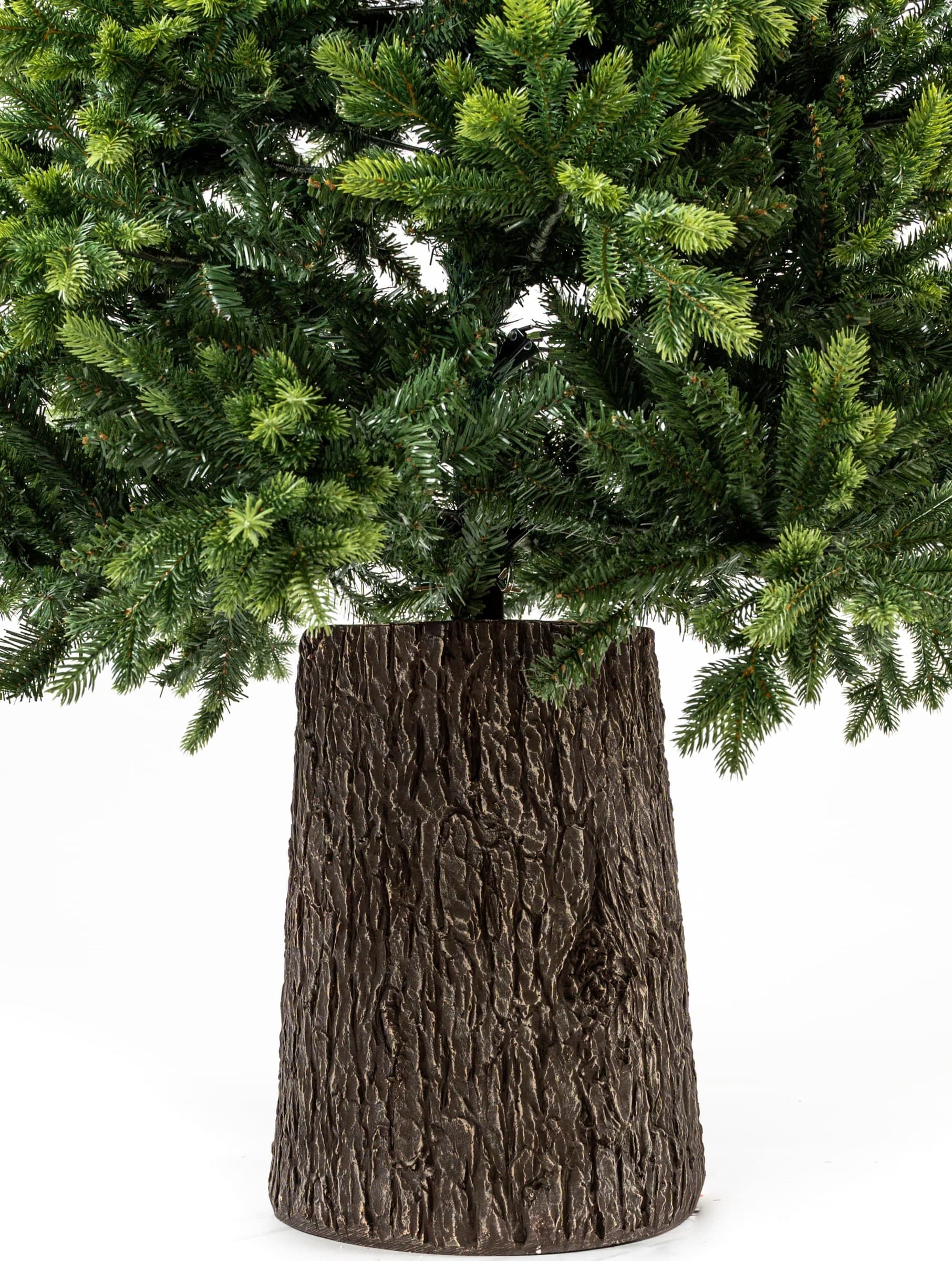 Albero di natale con Tronco "Dolomiti" in PE Effetto Real Touch - 4