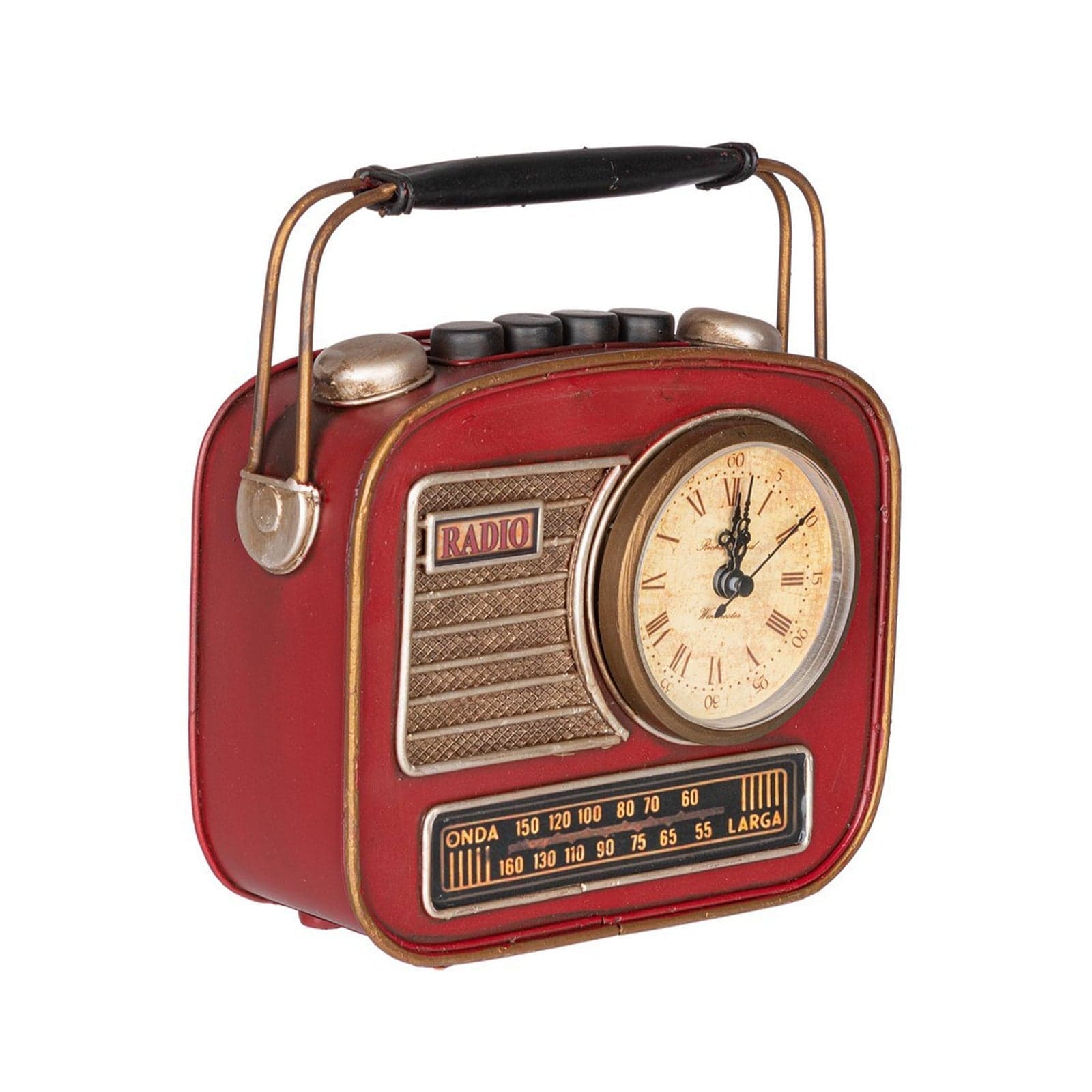 Decorazione schedule radio con orologio per decorazione natalizia