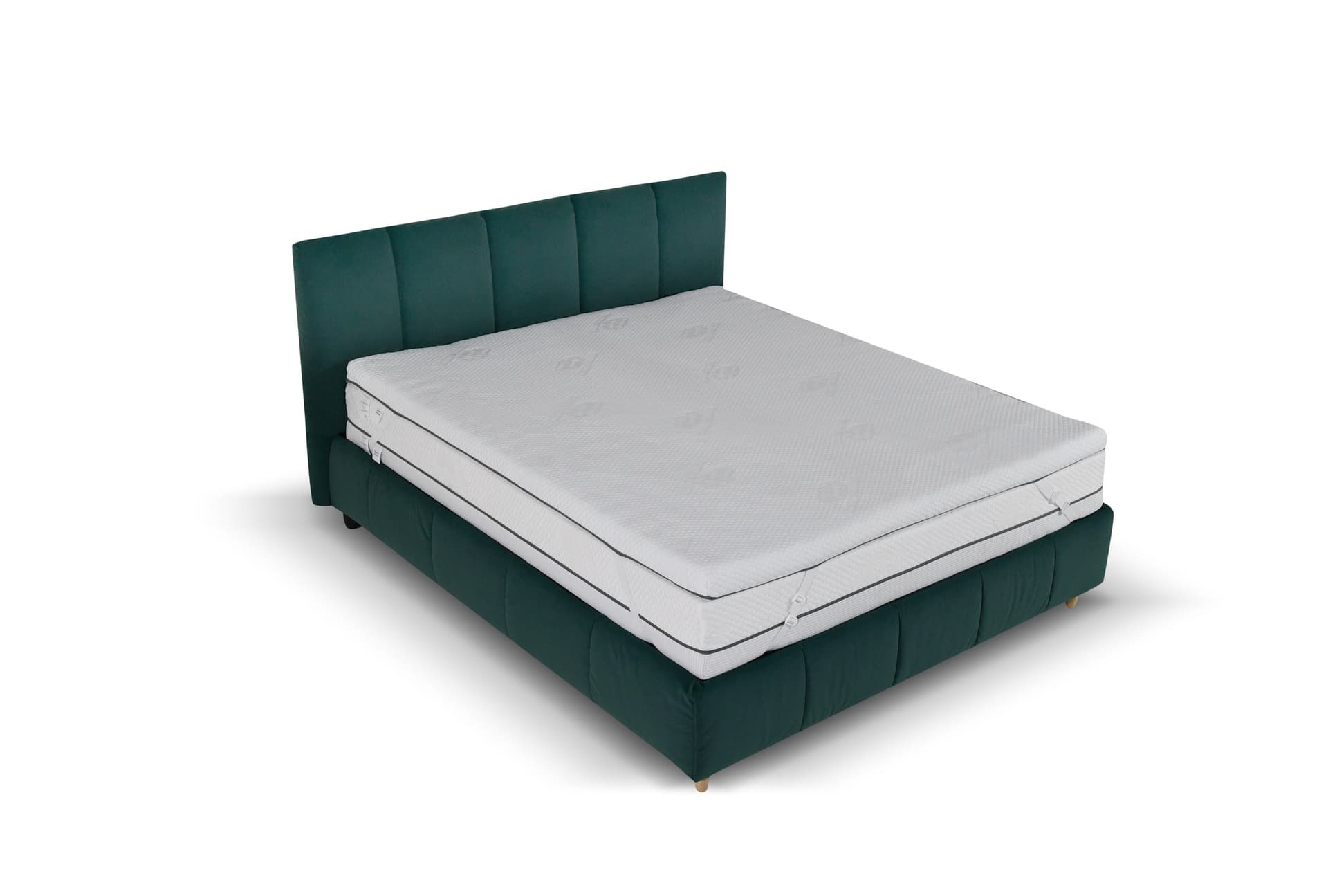 Nuvole di Sonno Topper copri materasso in Memory Foam universale corettore con elastici regolabili spessore 6 cm - 3
