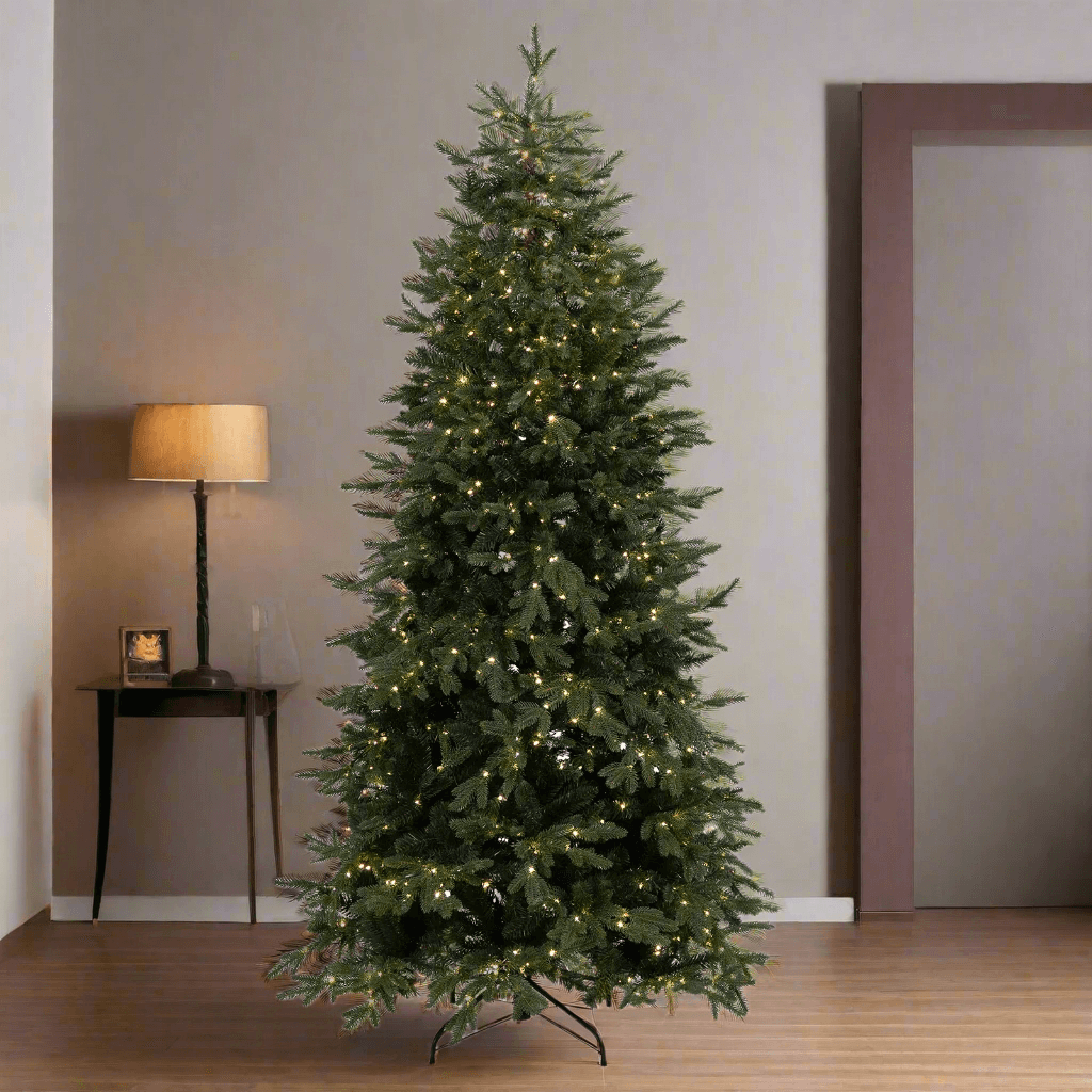 Albero di natale "Stelvio" con Led 70% PE Effetto Real Touch + PVC Altissima qualità - 2