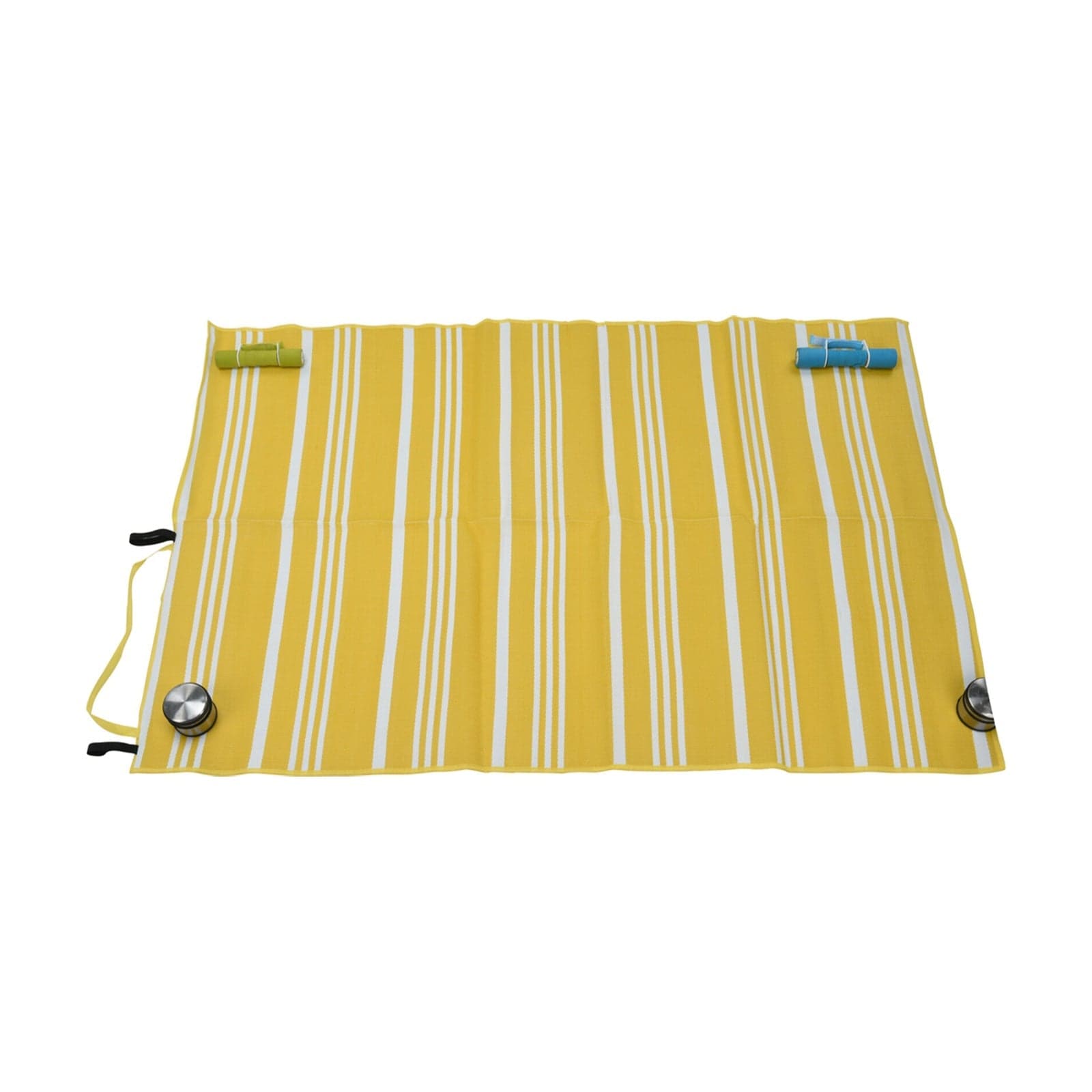 Stuoia naturale da spiaggia e campeggio richiudibile 180 x 120 cm - 4