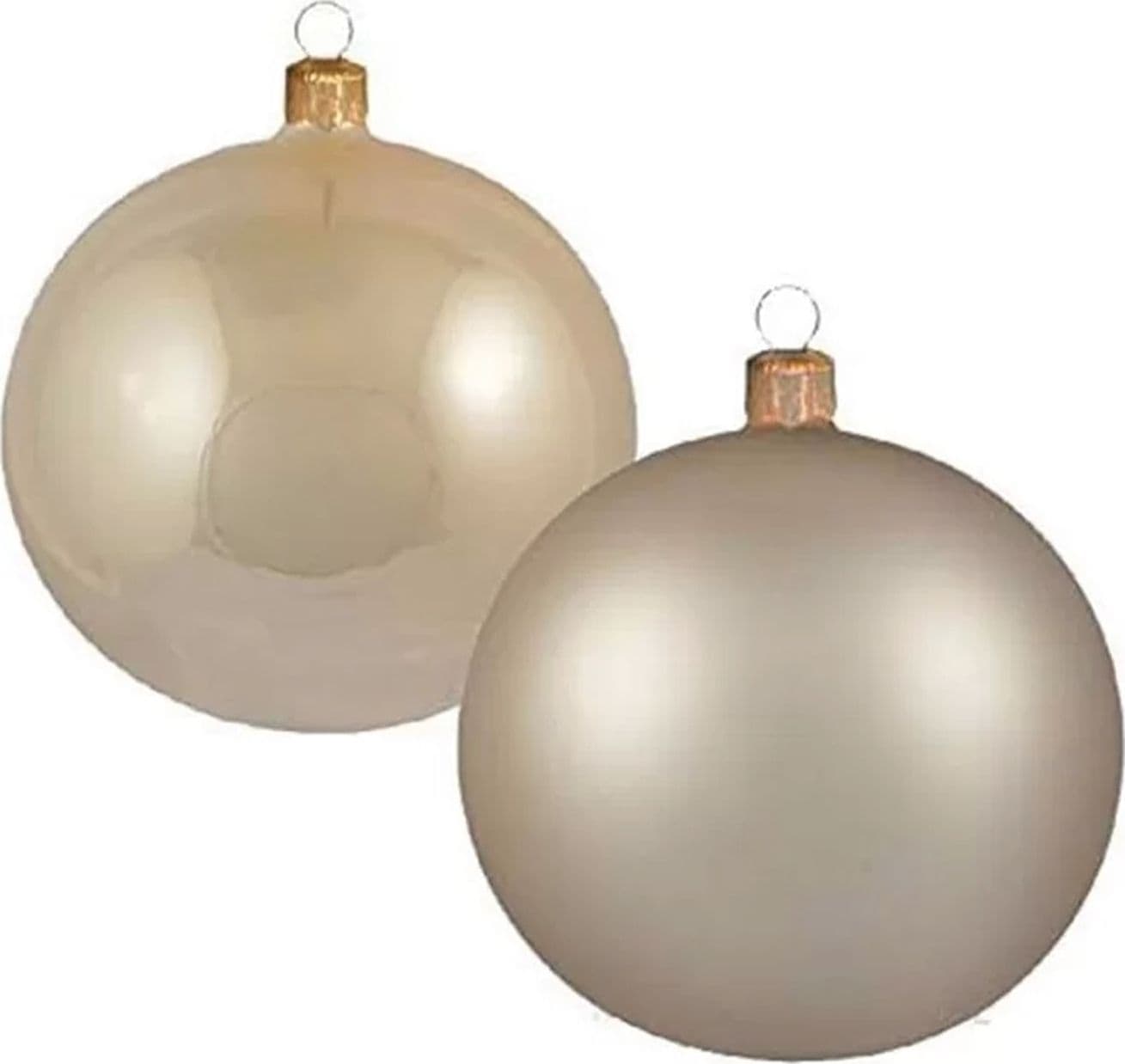 Sfere per albero di Natale in vetro per decorazione natalizia Ø 7 cm set da 8 pezzi - 3