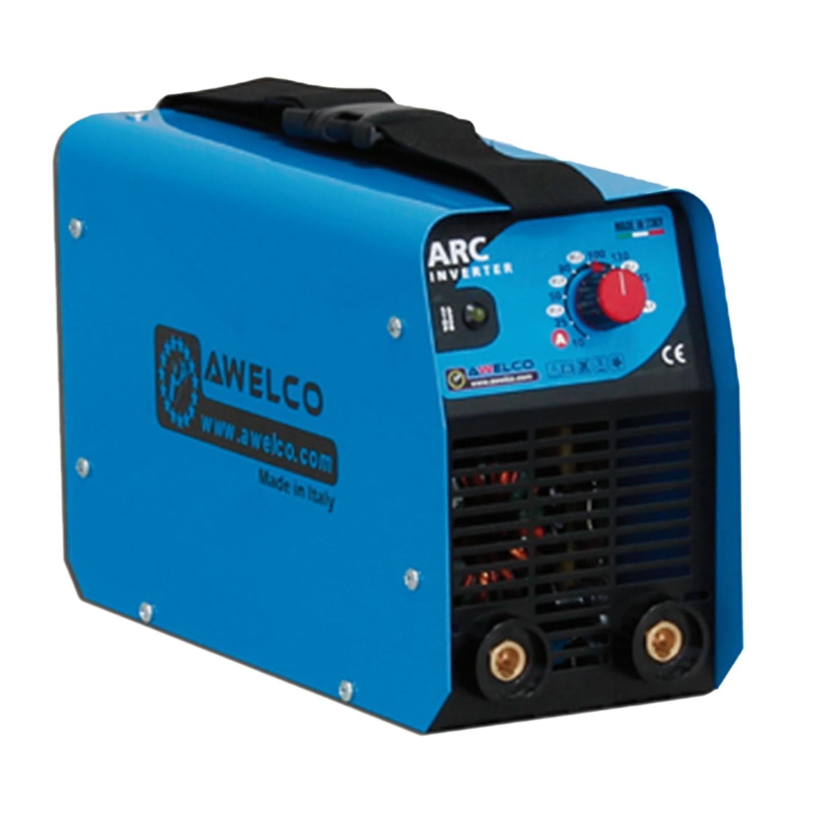 Saldatrice saldatrici arc 160 awelco inverter elettrodi 4 mm con elmetto maschera lcd 6 kva - 2