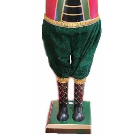 Soldatino schiaccianoci natalizio con luci e suoni per decorazioni natalizie h 40 cm - 2