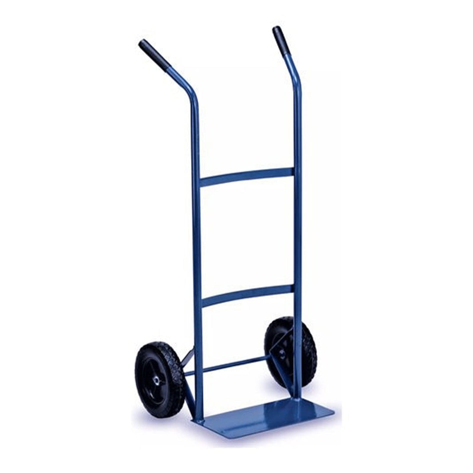 Carrello porta pacchi in metallo verniciato colore blu, portata massima 80 kg