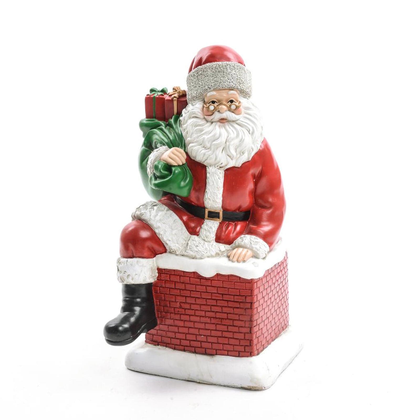 Babbo Natale in resina di alta qualità per decorazioni natalizie - 2