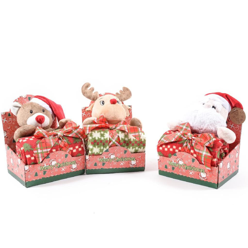 Coperta con personaggio natalizio per decorazioni ambienti - 4