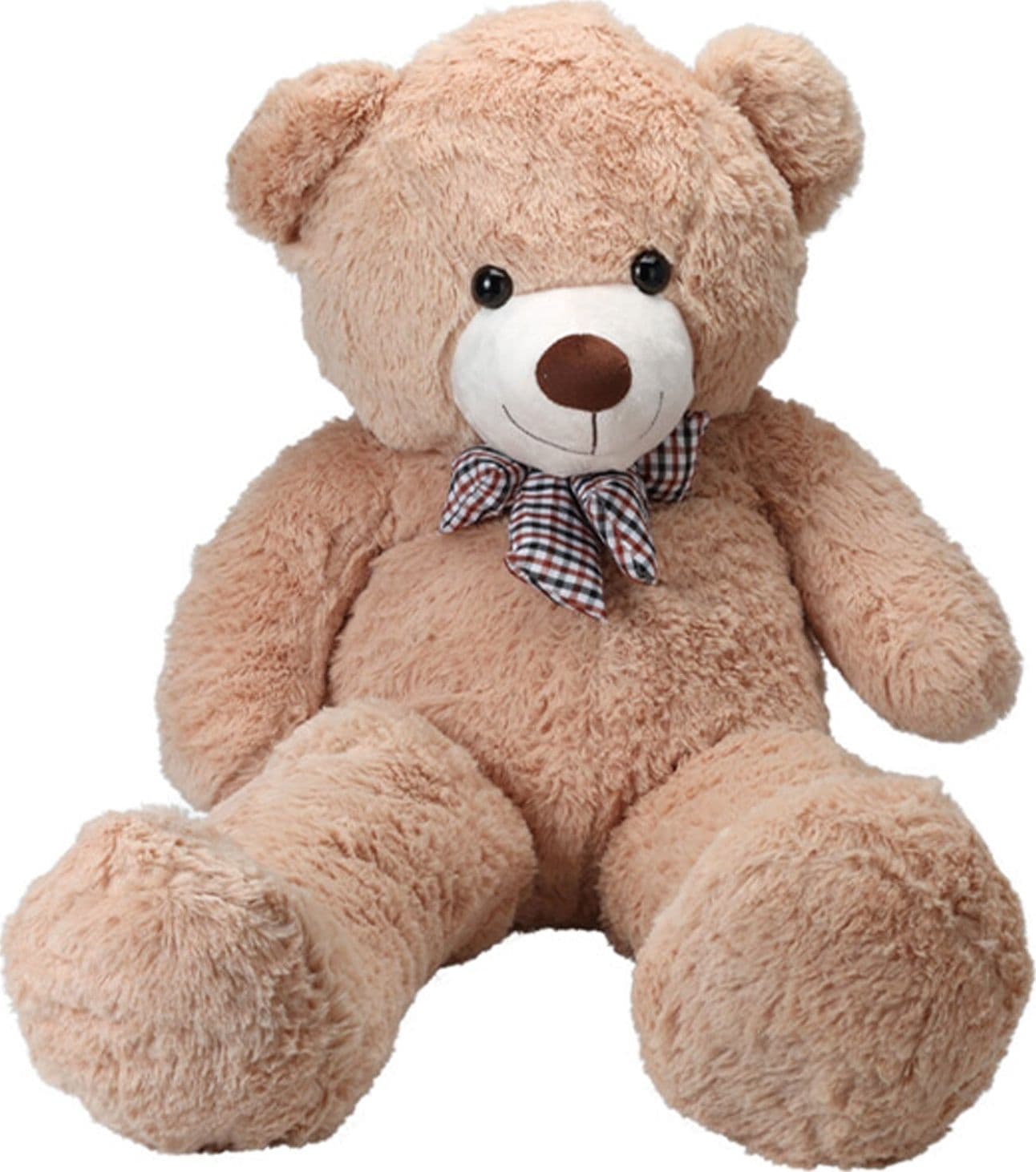 Orso peluche morbido di natale per decorazione natalizia 120 cm - 4
