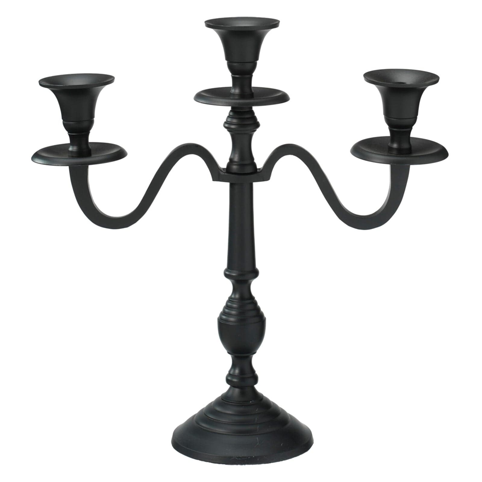 Candeliere moderno portacandela per decorazione ambienti 30 cm - 5