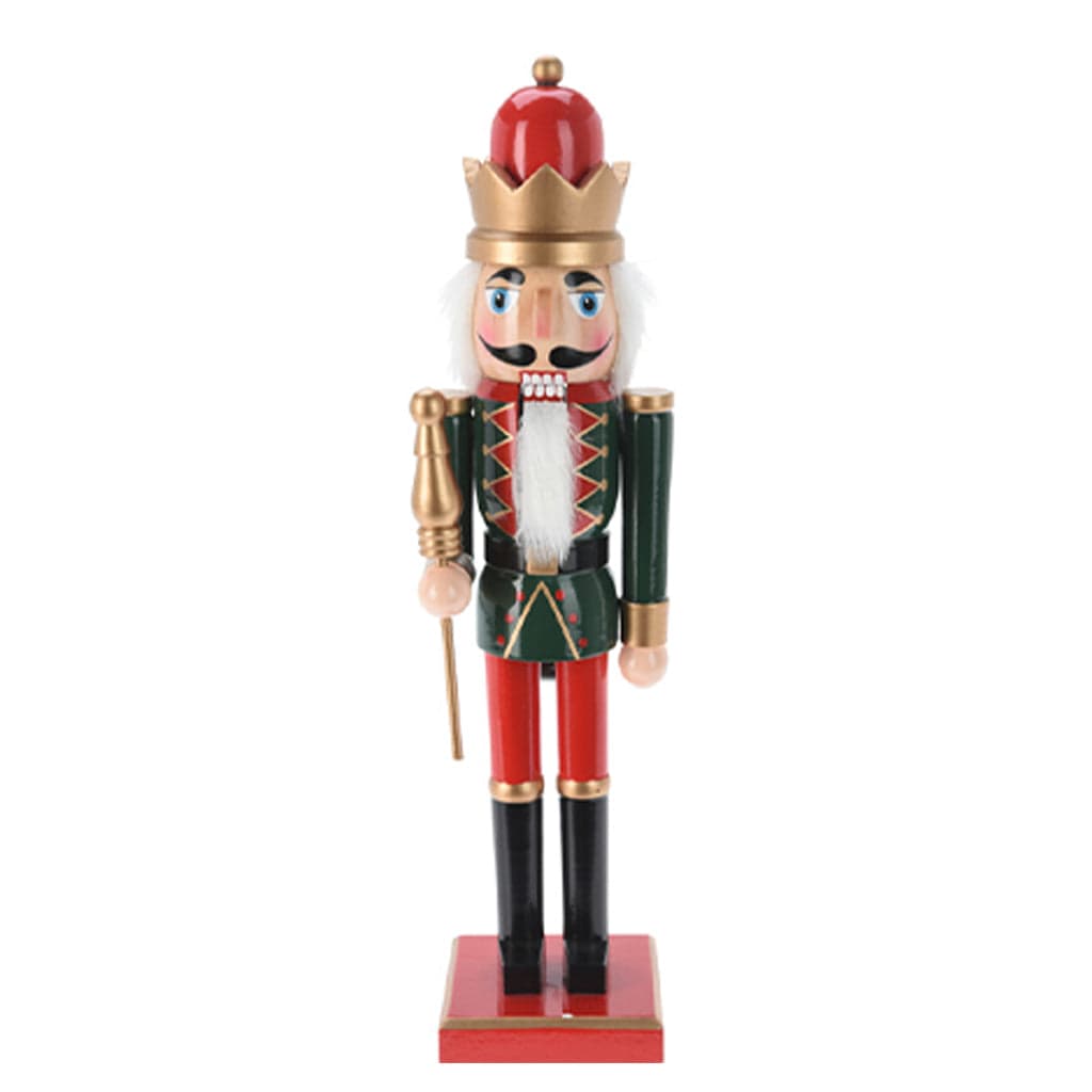 Soldatino di natale schiaccianoci in legno per decorazioni natalizie - 2