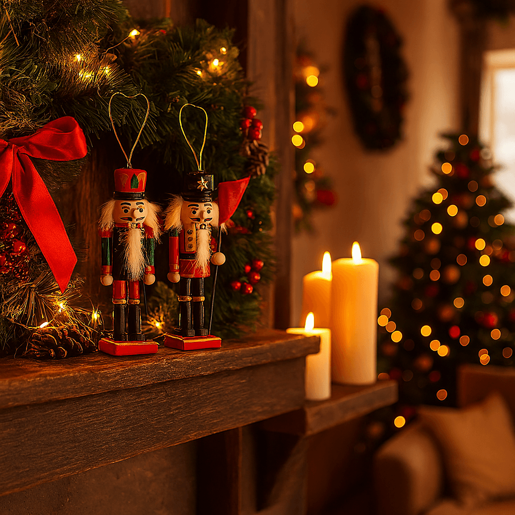 Pendenti per Albero di Natale schiaccianoci decorazioni natalizie set da 2 - 2