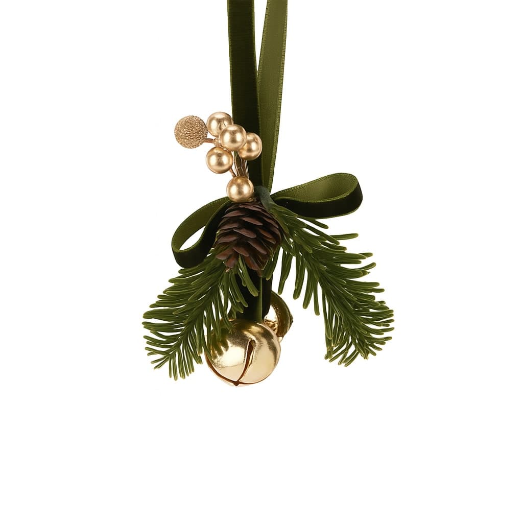 Pendente per albero di Natale con campanellini per decorazioni natalizie - 3