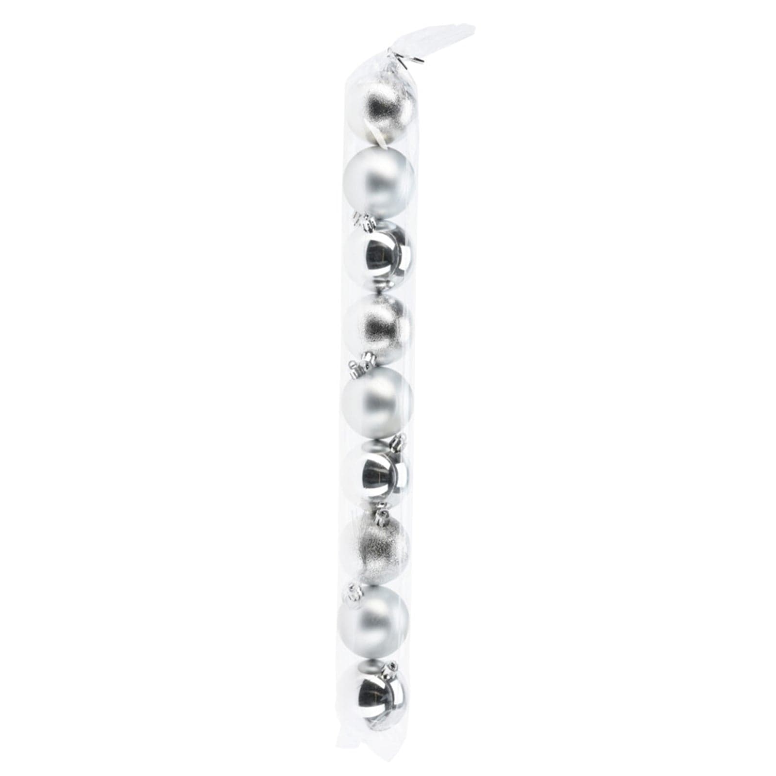 Palline per albero di Natale in plastica per decorazioni natalizie Ø 6 cm set da 9 - 2