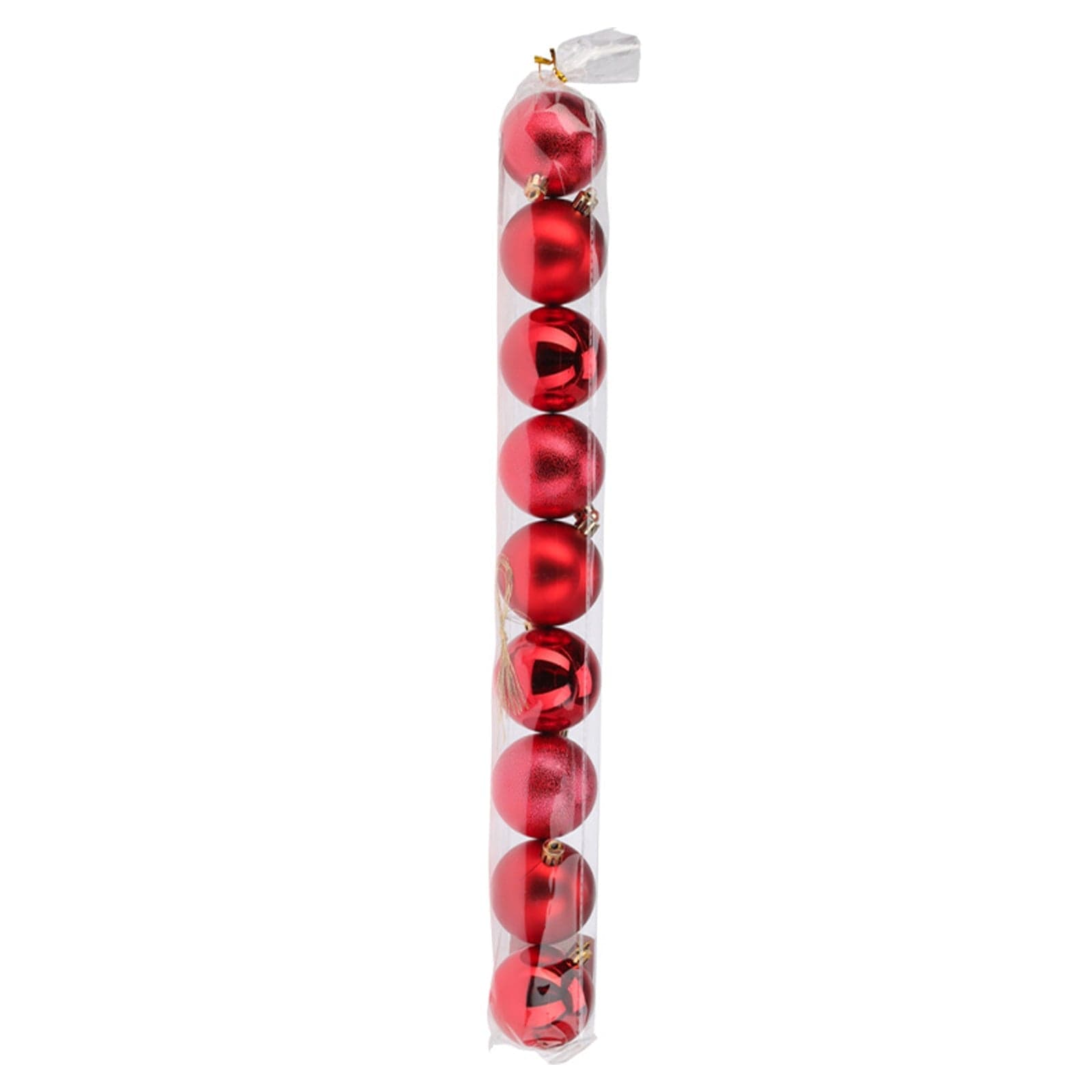 Palline per albero di Natale in plastica per decorazioni natalizie Ø 6 cm set da 9 - 3
