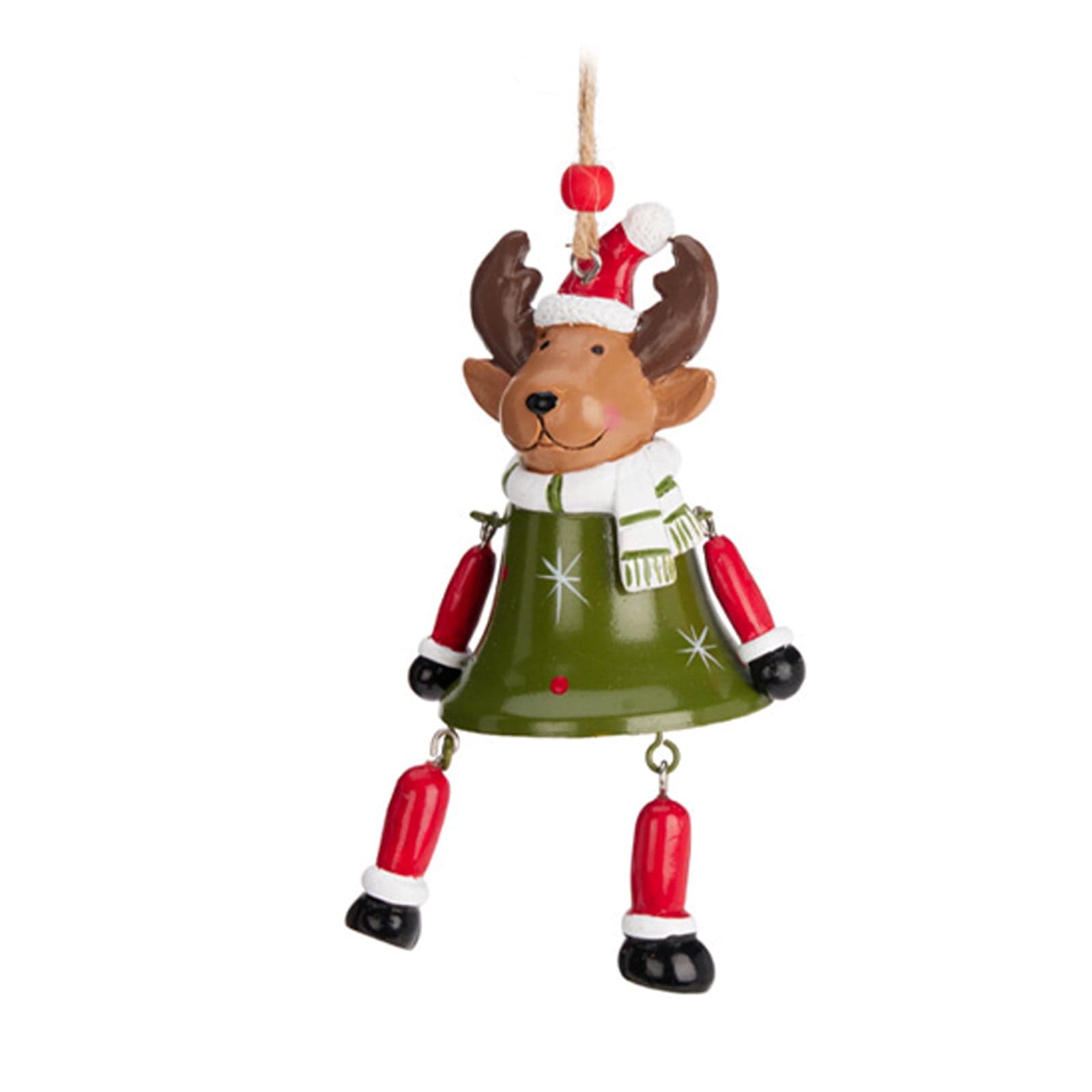 Pendenti per Albero di Natale con campanella per decorazioni natalizie - 3