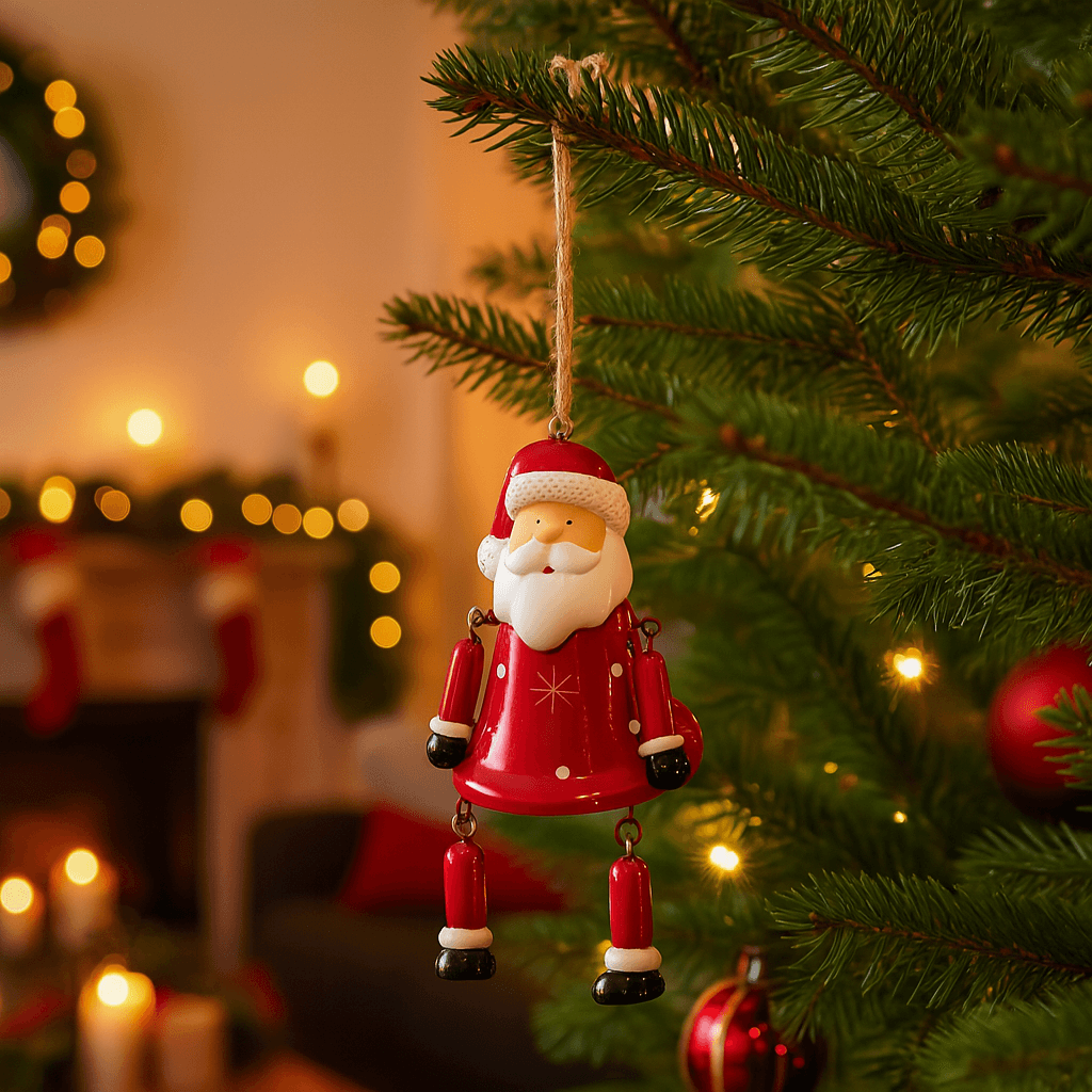 Pendenti per Albero di Natale con campanella per decorazioni natalizie - 5