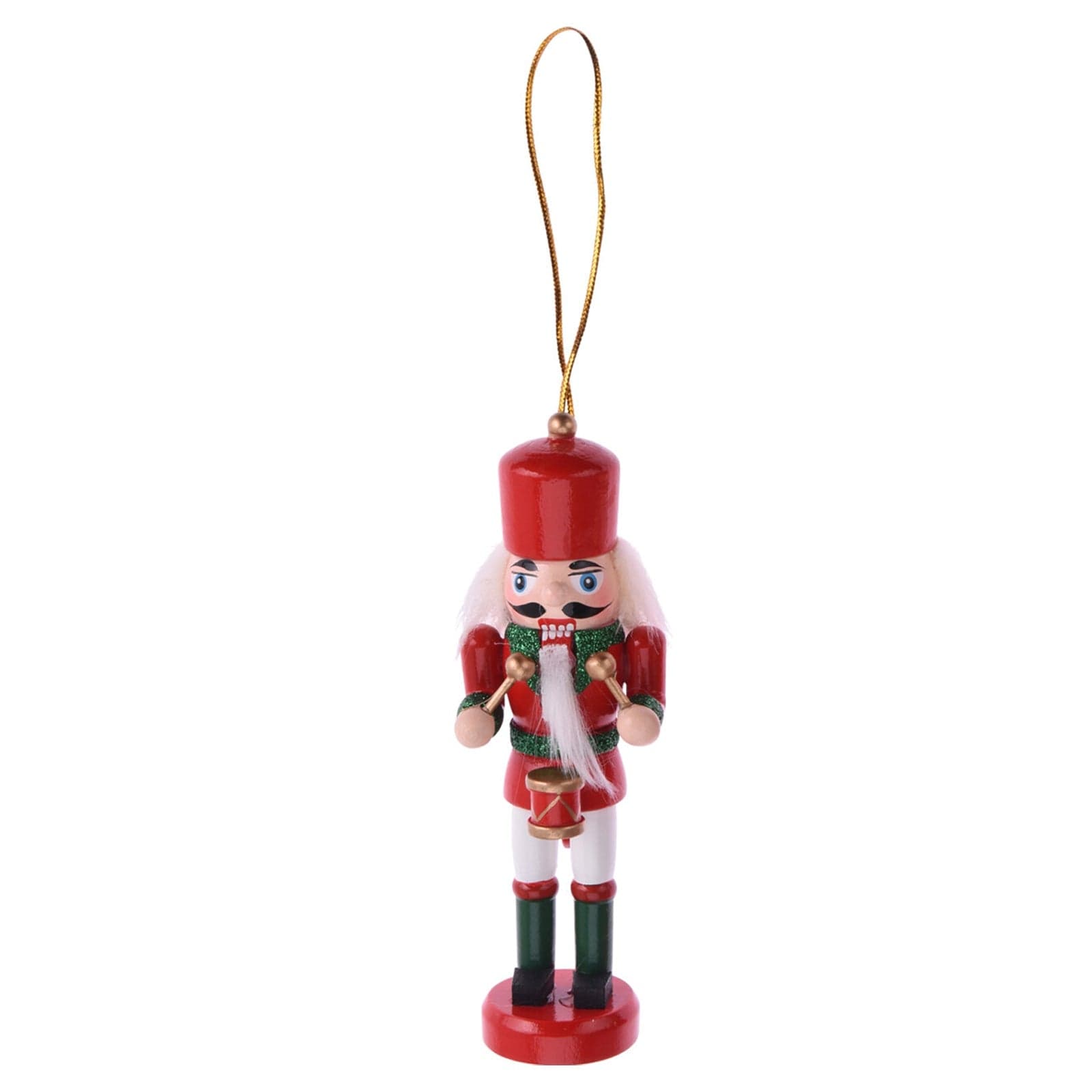 Schiaccianoci pensili per Albero di Natale in legno per decorazioni natalizie set da 3 - 2