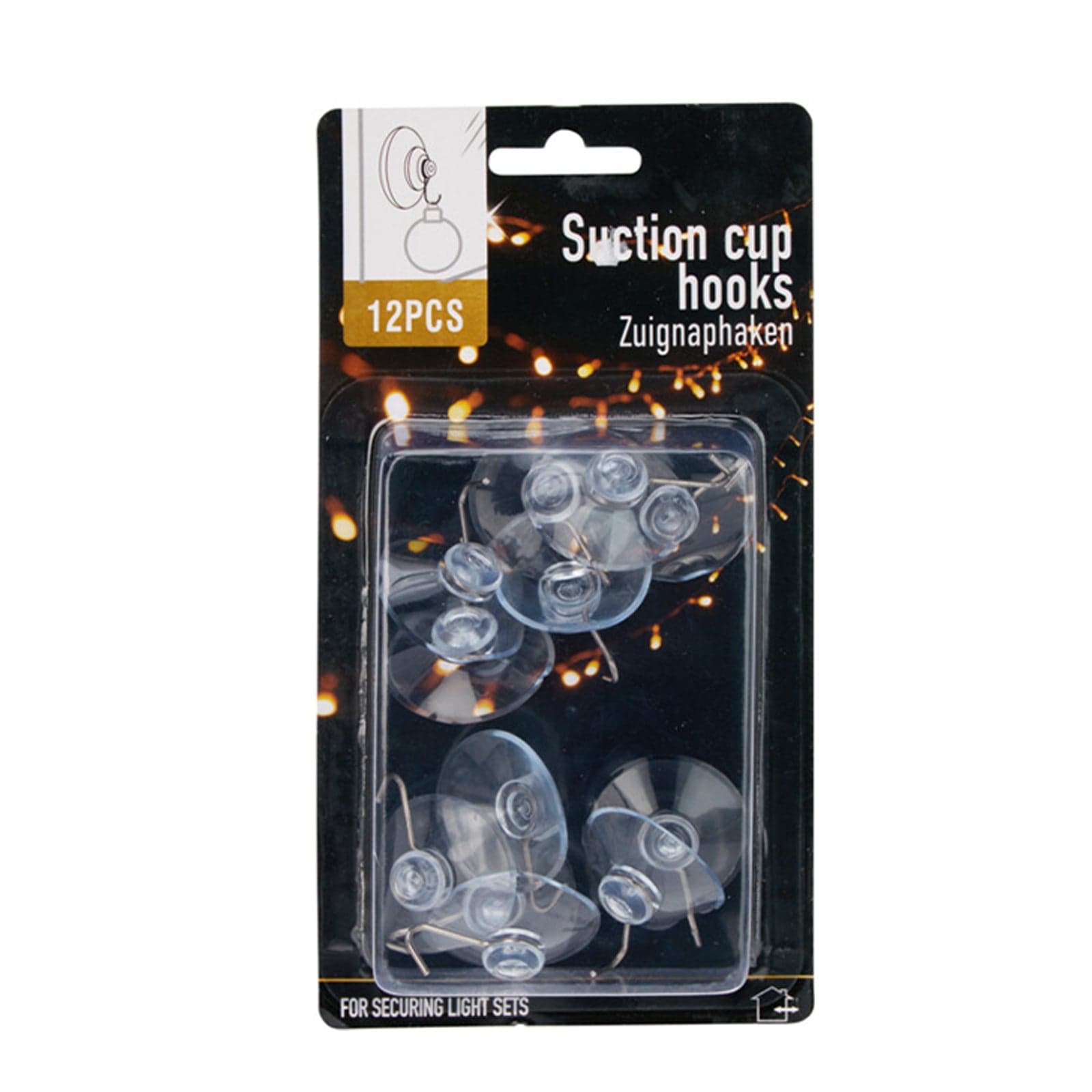 Kit Ventose in plastica per decorazioni natalizie, uso interno ed esterno - 3