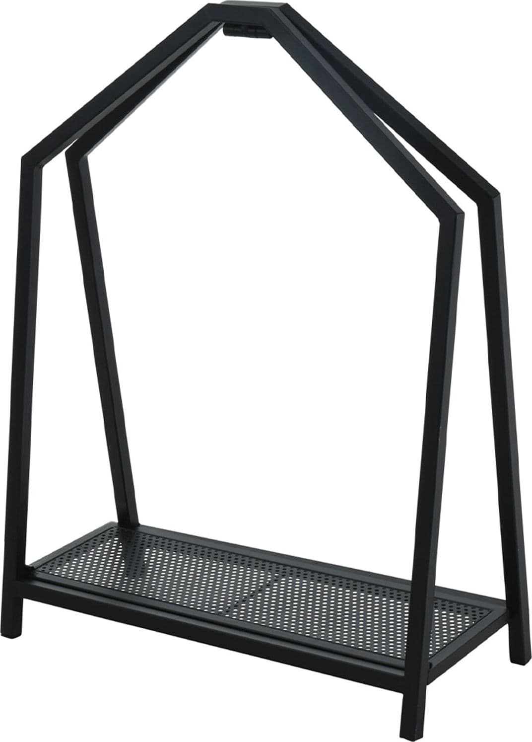 Supporto in metallo porta legna per conservazione legna da ardere h 78 cm