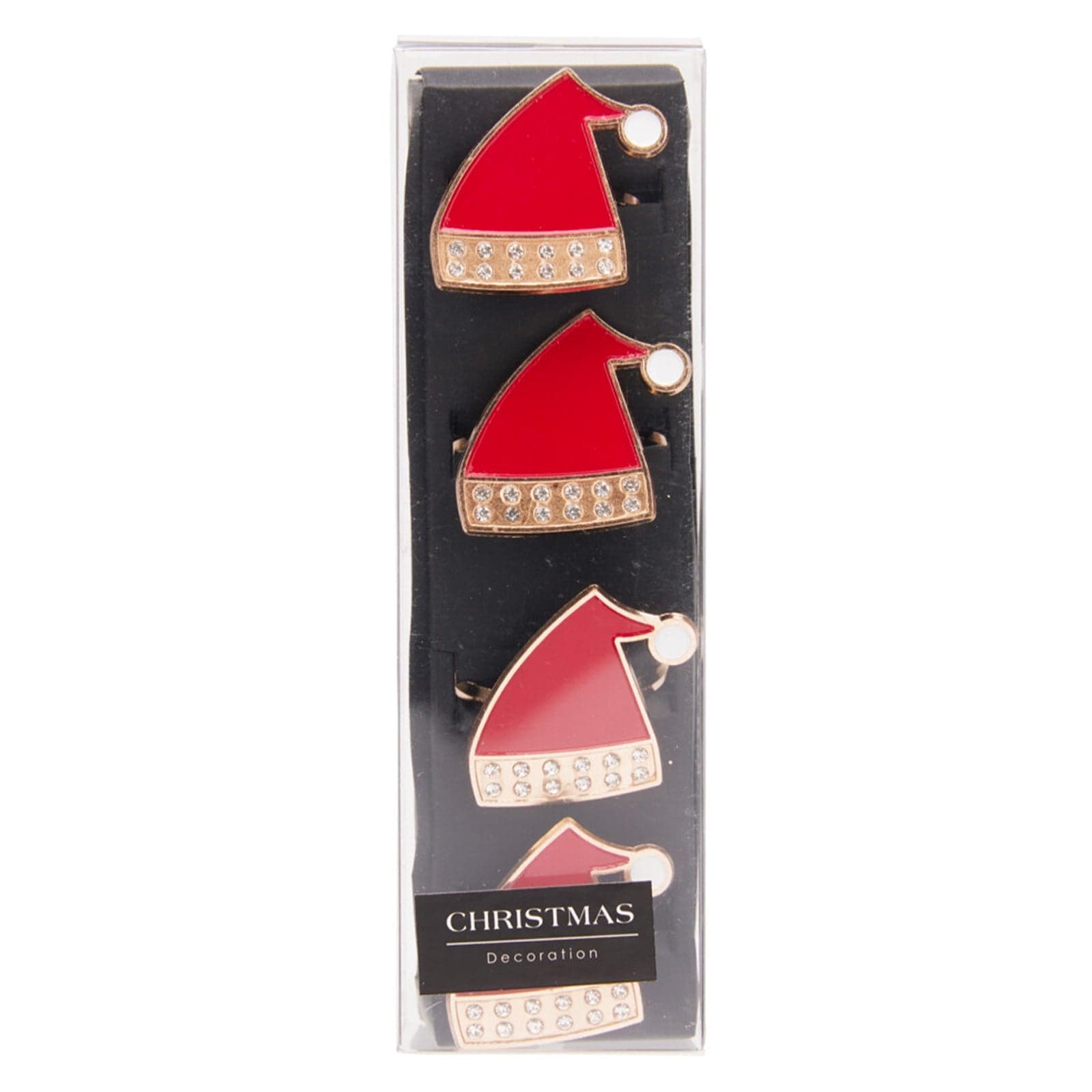 Portatovaglioli decorativo di Natale decorazione natalizia set da 4 pezzi - 3