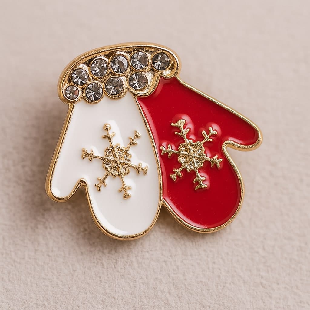 Portatovaglioli decorativo di Natale decorazione natalizia set da 4 pezzi - 5