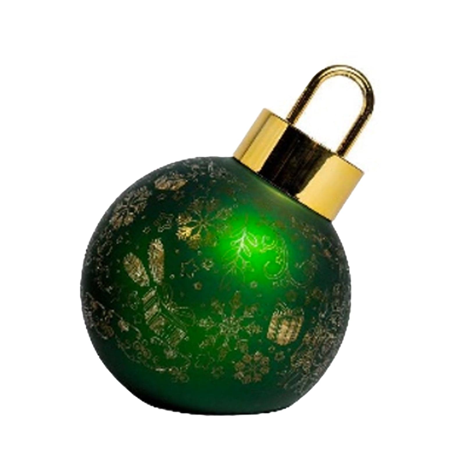 Palla di Natale in vetro con luci batteria 3xAA per decorazioni natalizie - 5