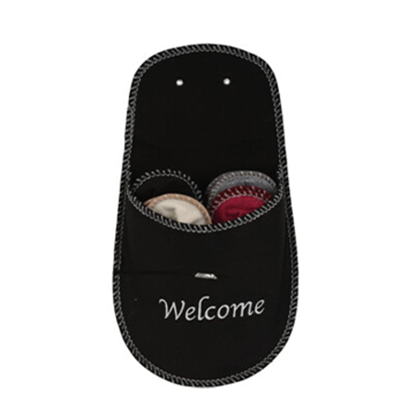 Kit Ciabattone decorativo con 4 paia di ciabatte decorazione ambienti - 4