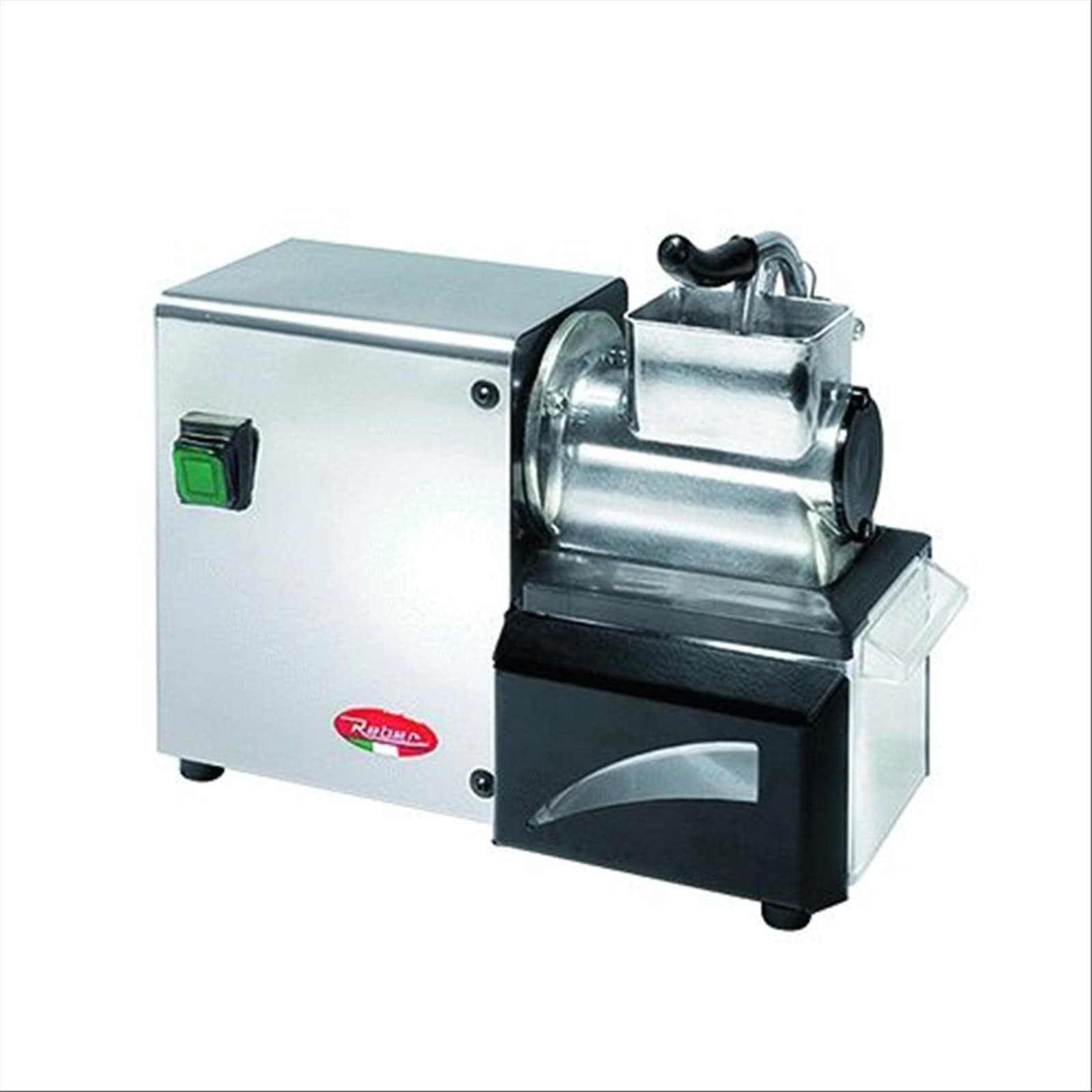Grattugia Elettrica PROFESSIONALE "Reber"n.3 in alluminio brillantato, carenatura in acciaio inox AISI 430. - 2