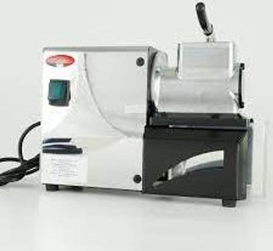 Grattugia Elettrica PROFESSIONALE "Reber"n.3 in alluminio brillantato, carenatura in acciaio inox AISI 430. - 3
