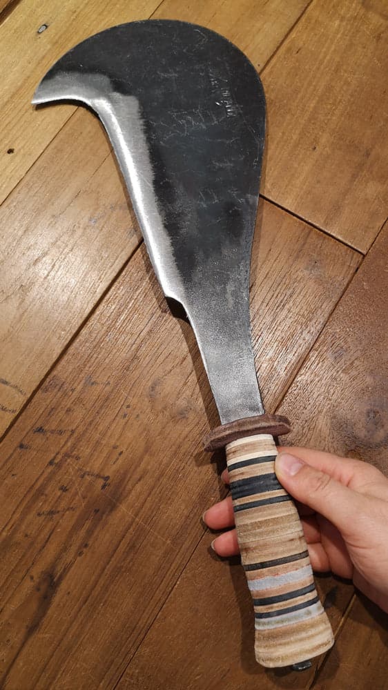 Roncola Pennato tipo Monterotondo con lama in acciaio forgiato da 29 cm, n2 - 2