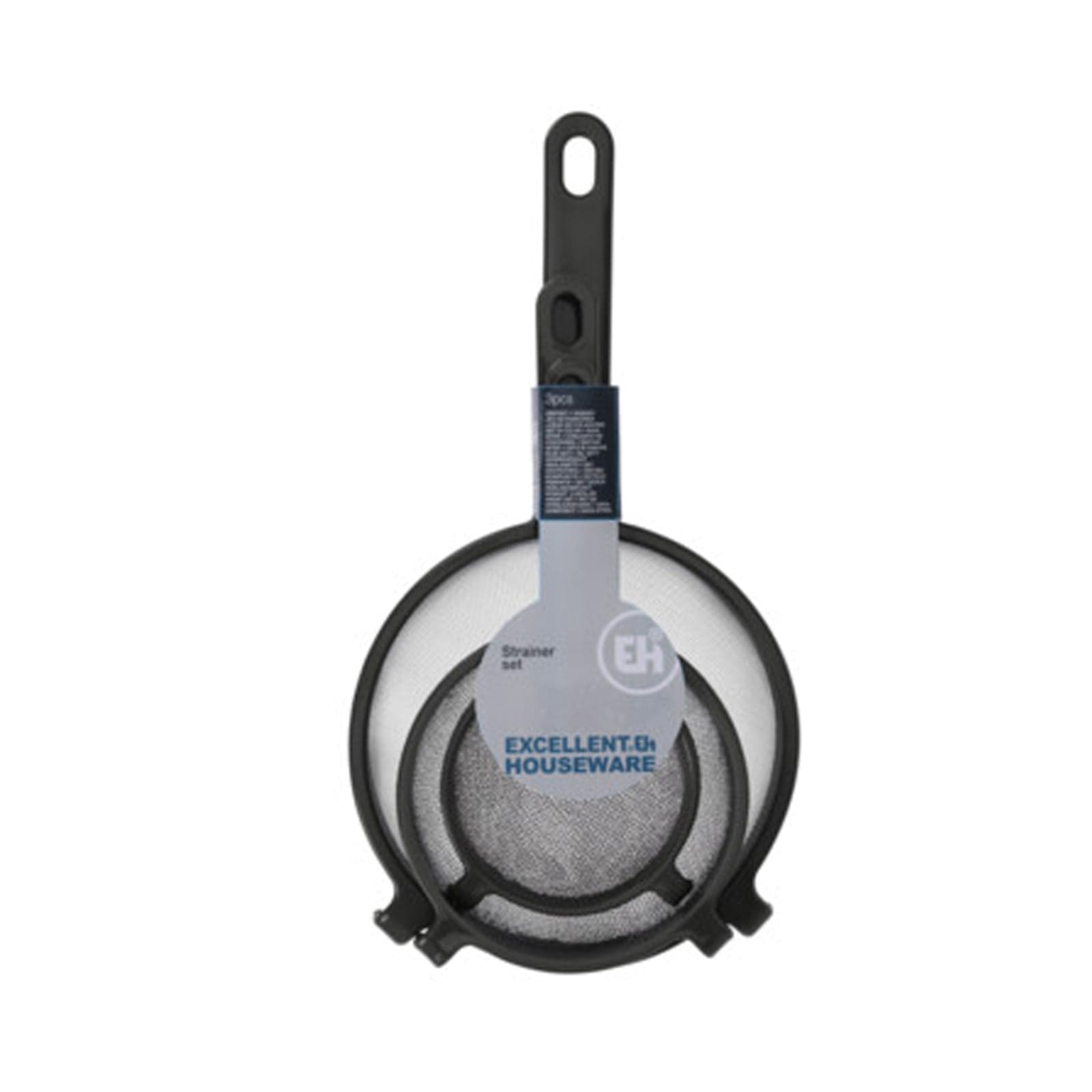 Colino in acciaio inox per setaccio prodotti cucina set da 3 - 2