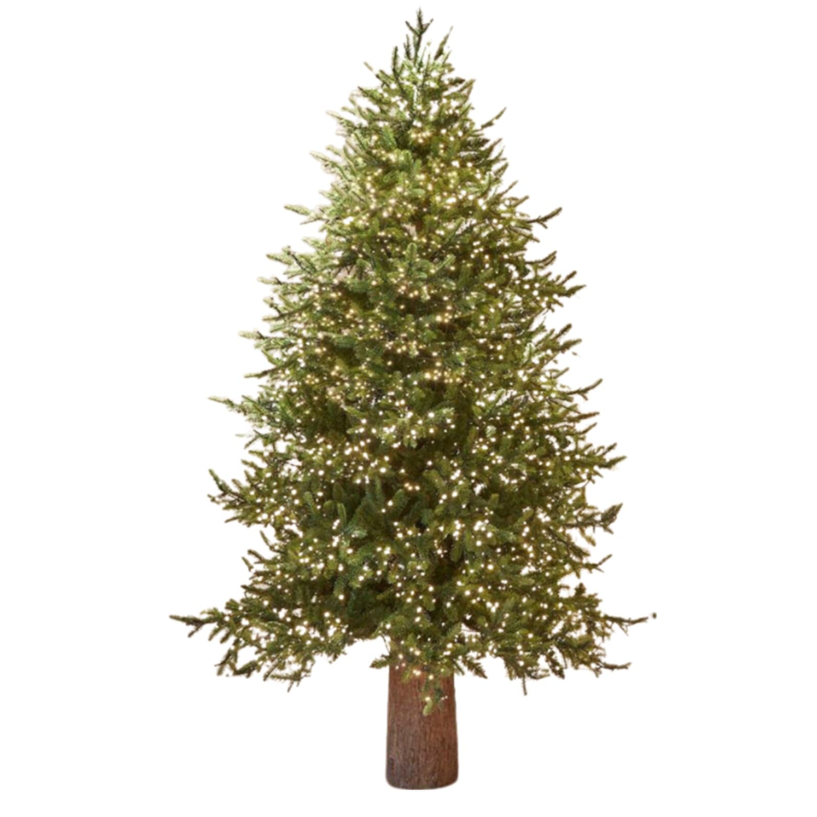 Albero di Natale "Pino Luxury" con LED integrati, in PE Effetto Real Touch - 3
